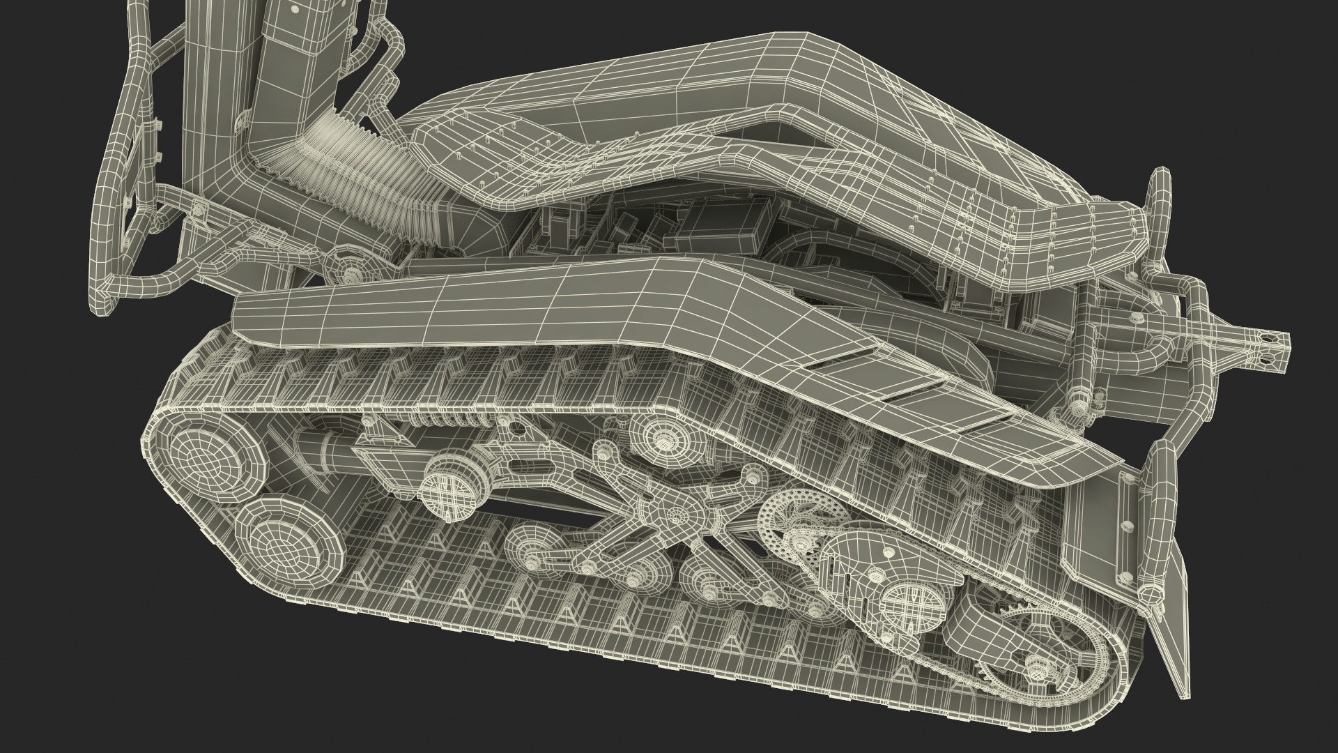 3D All Terrain Shredder Rigged for Cinema 4D