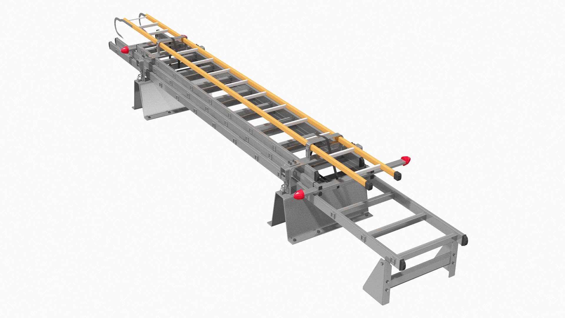 3D Folded Fire Ladder model