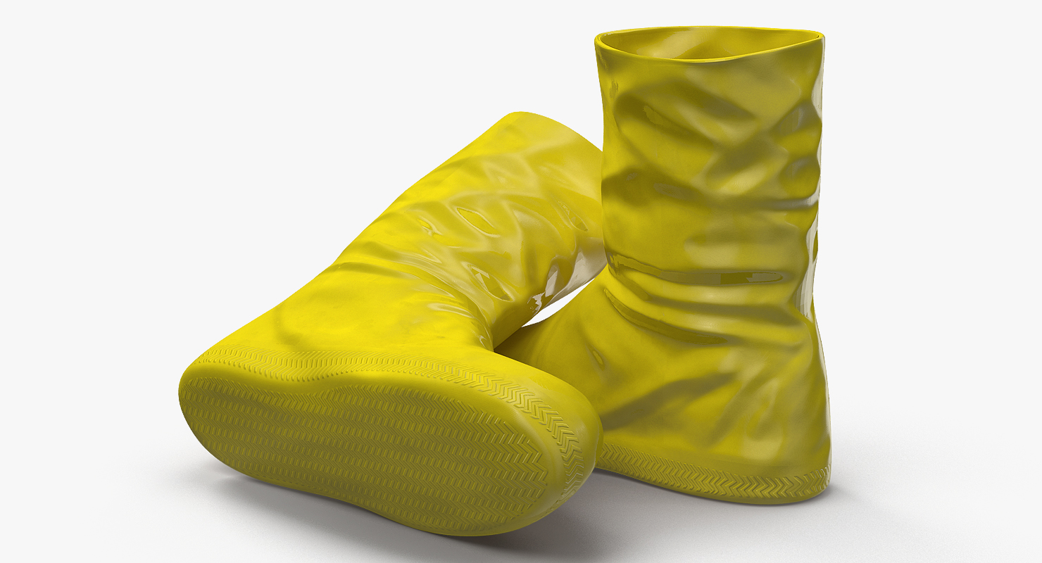 Rubber Safety Boots 3D model