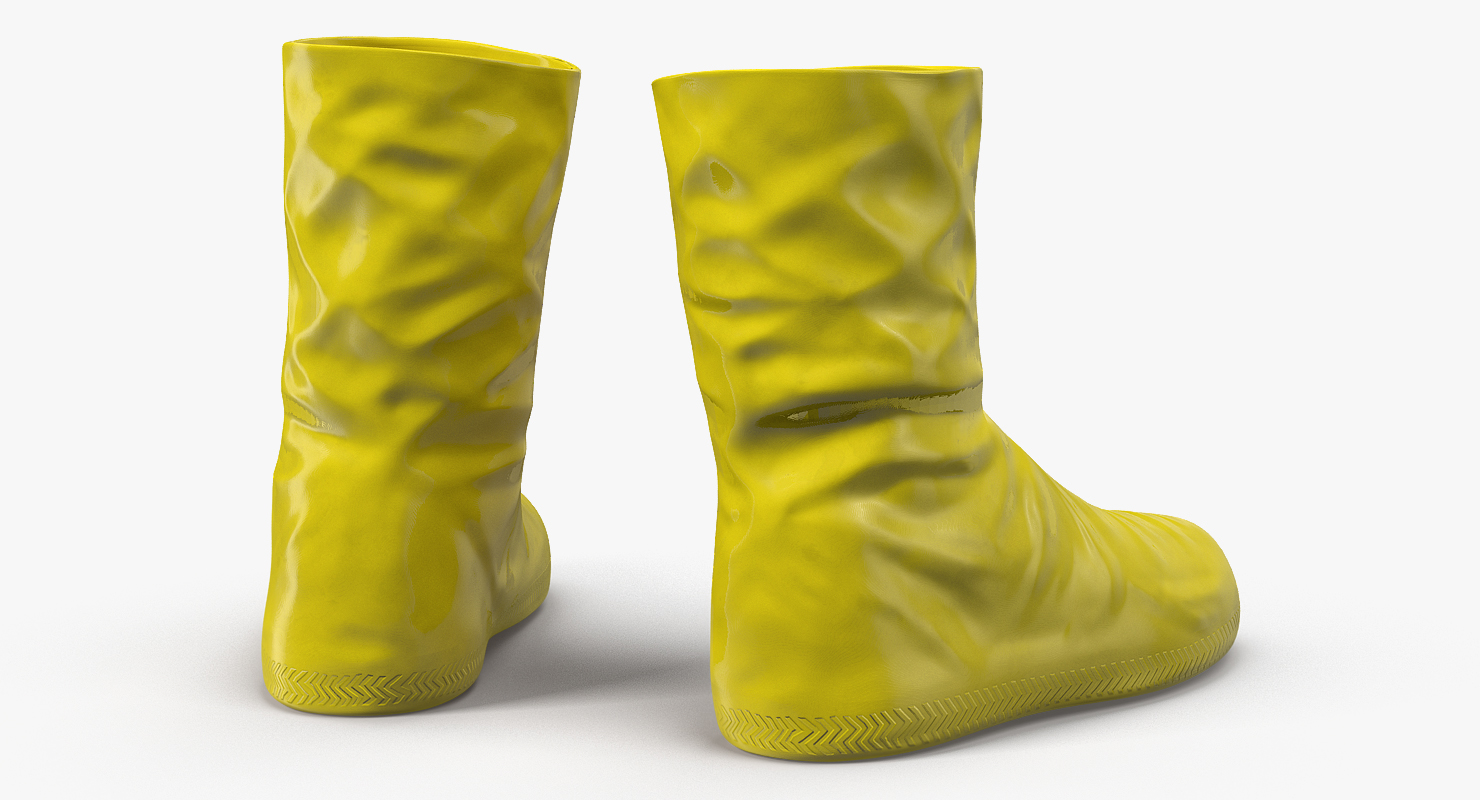 Rubber Safety Boots 3D model