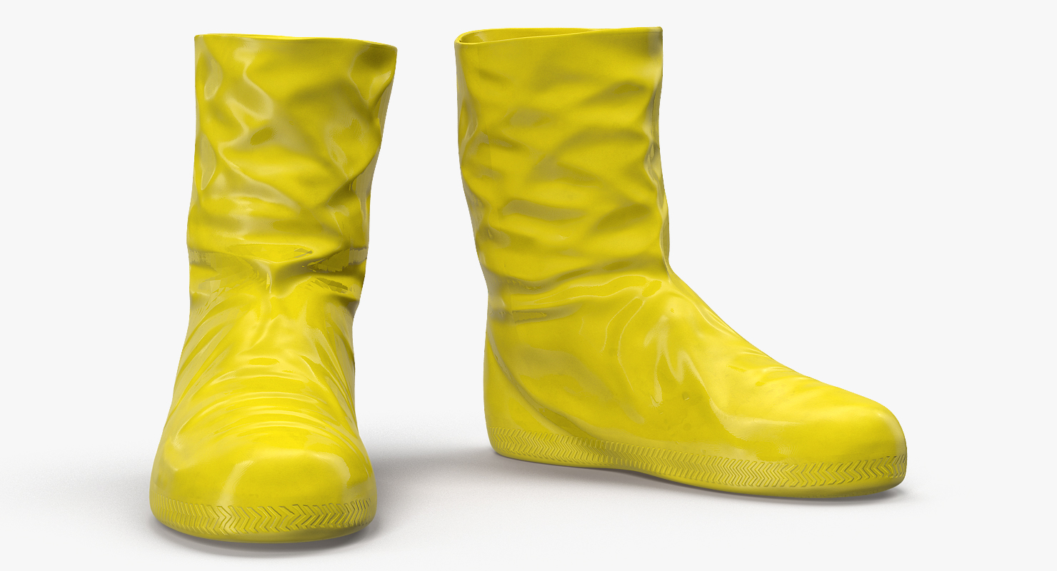 Rubber Safety Boots 3D model