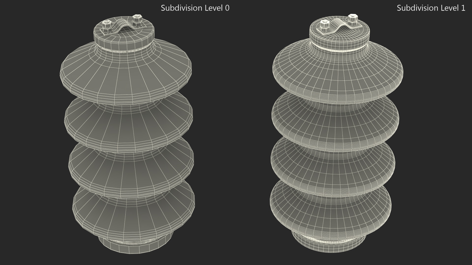 High Voltage Insulator 3D