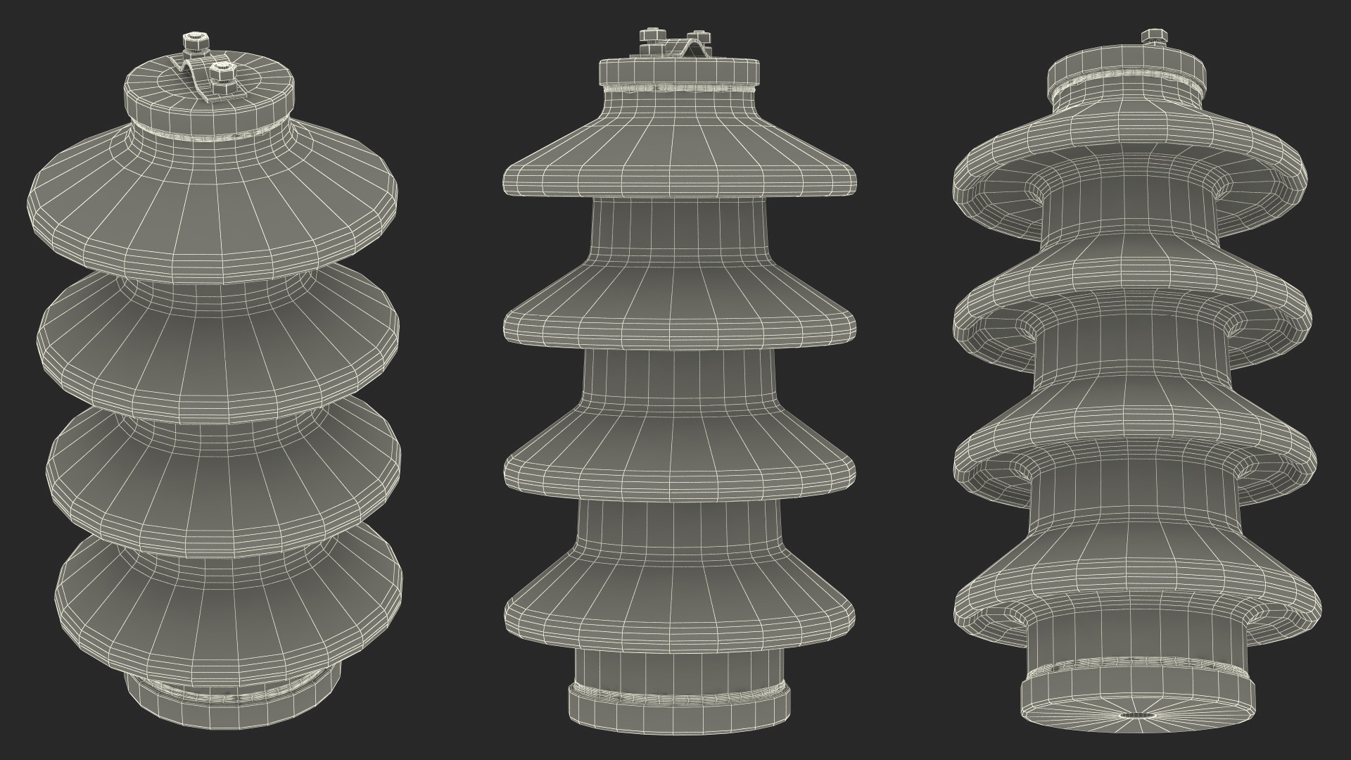 High Voltage Insulator 3D