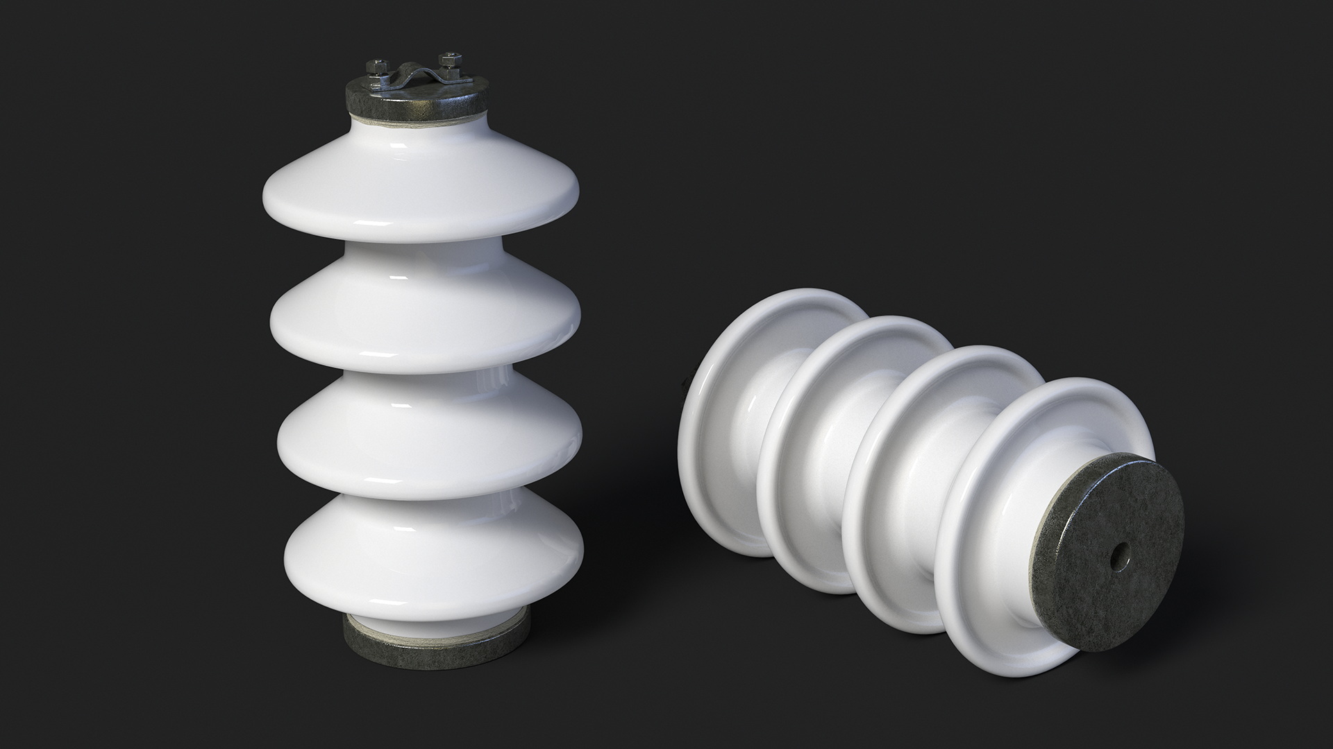 High Voltage Insulator 3D