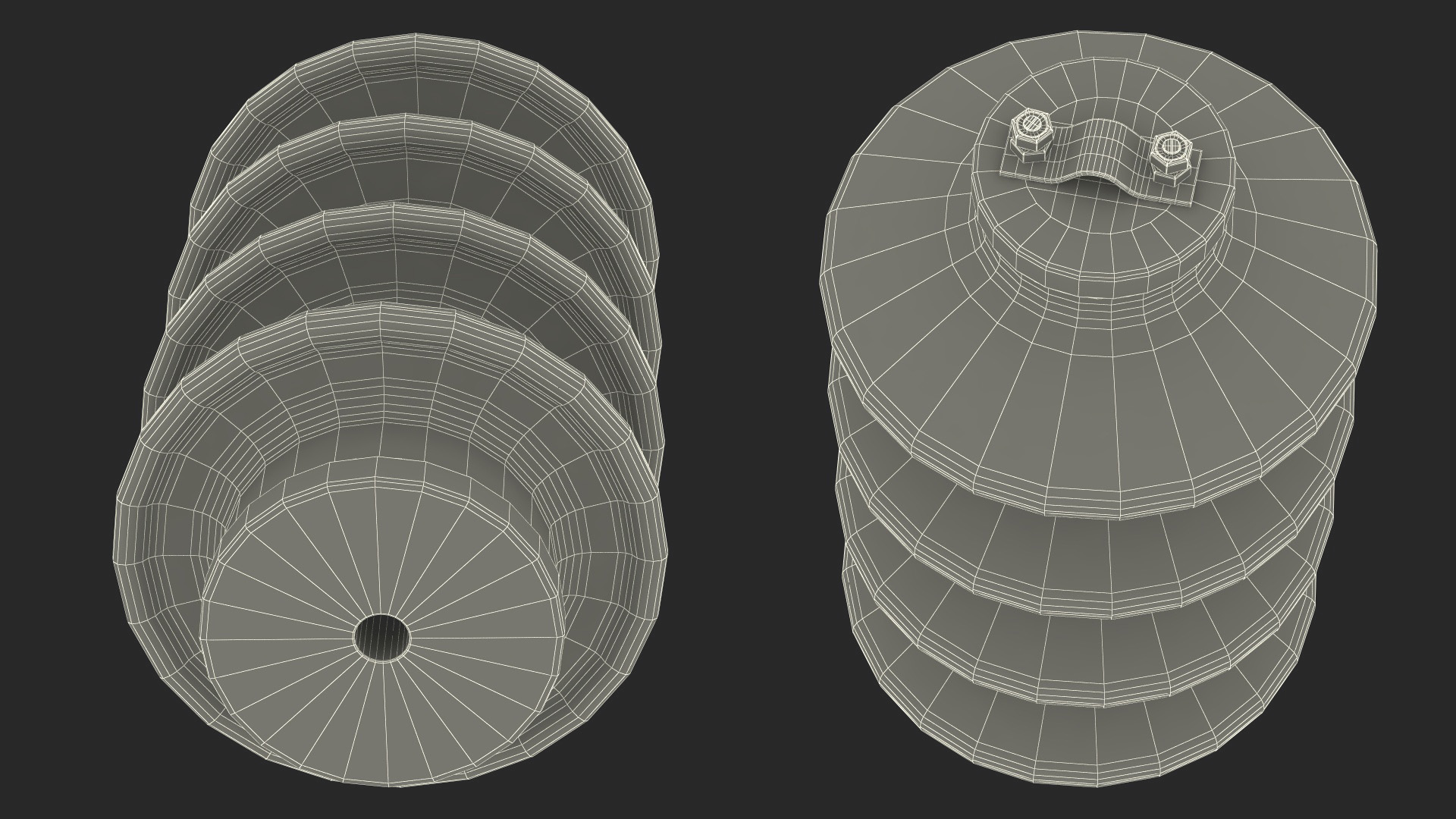 High Voltage Insulator 3D