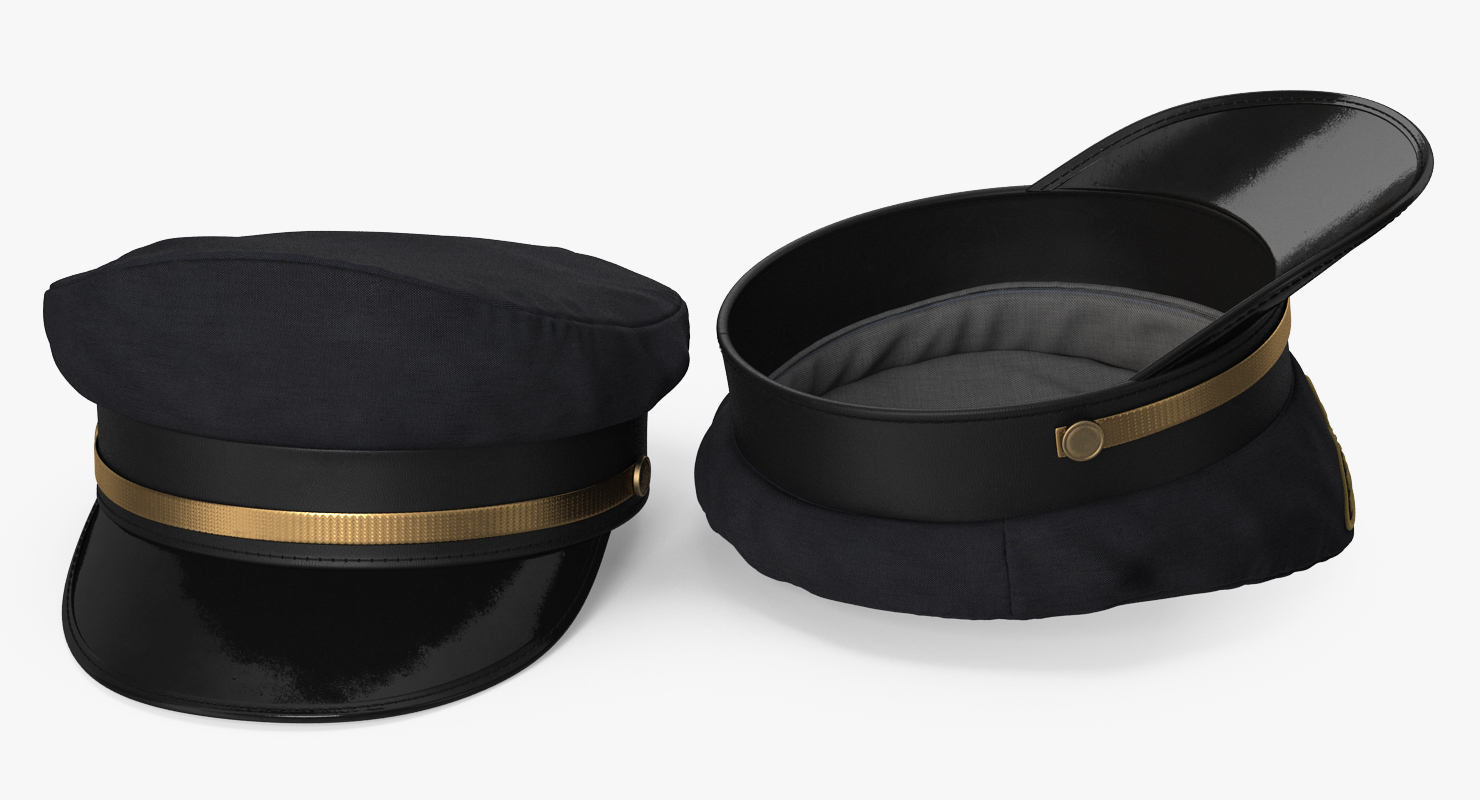 3D model Airline Captains Cap