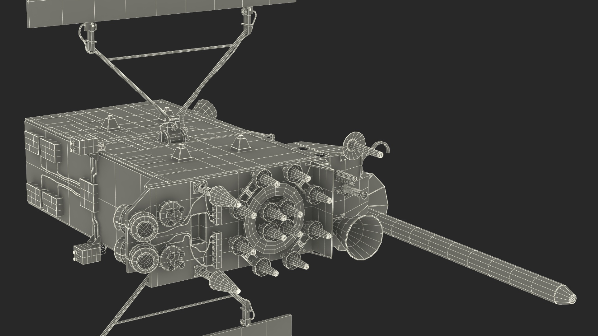 Satellite GLONASS-K 3D model