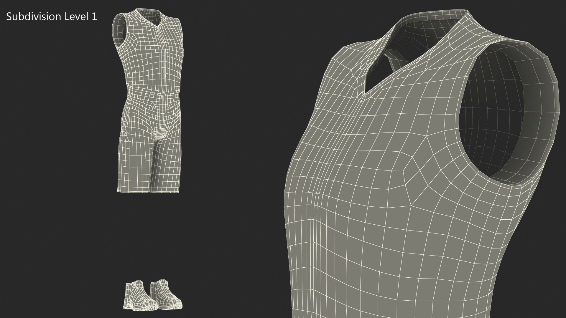 3D Basketball Uniform model