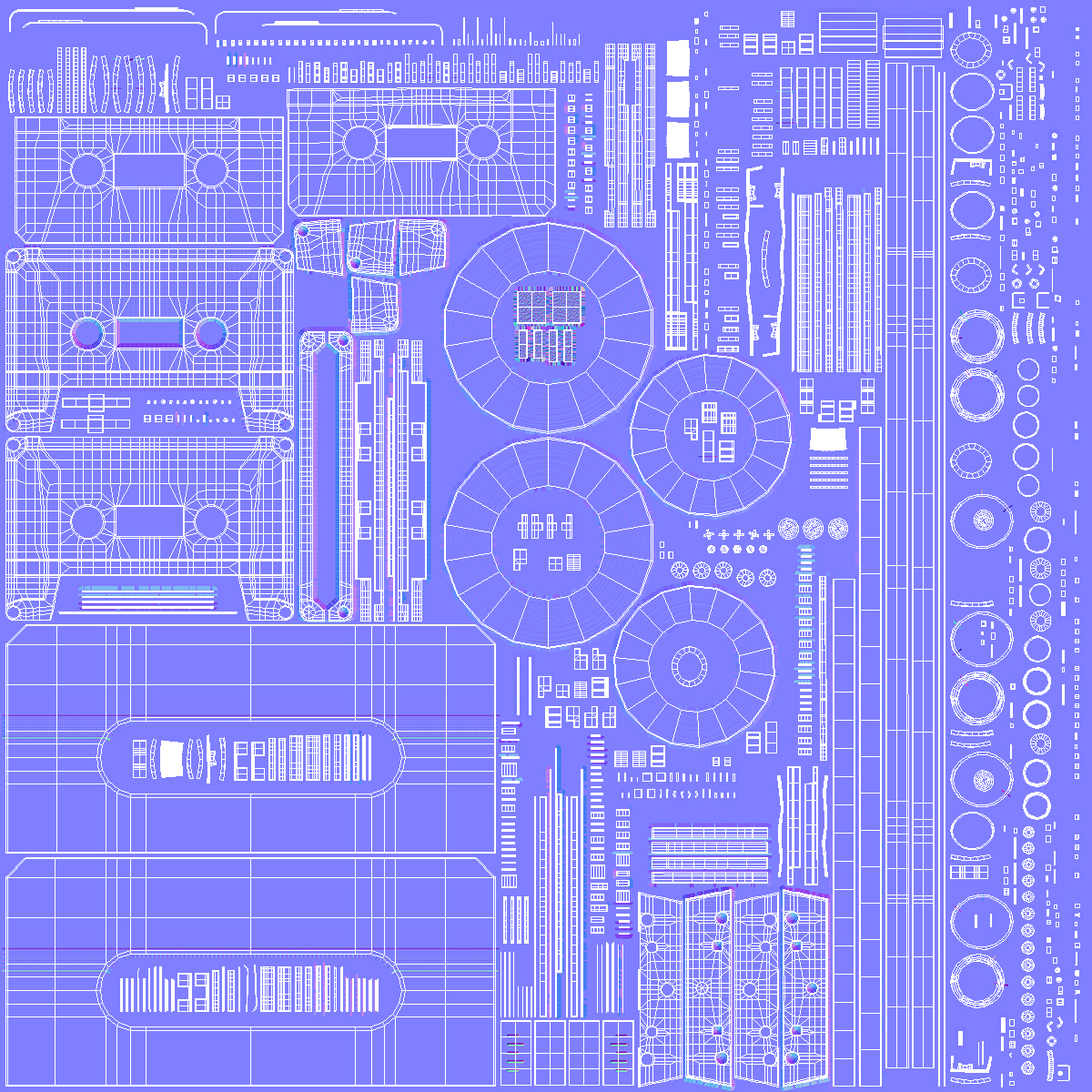 Black Cassette Tape 3D model