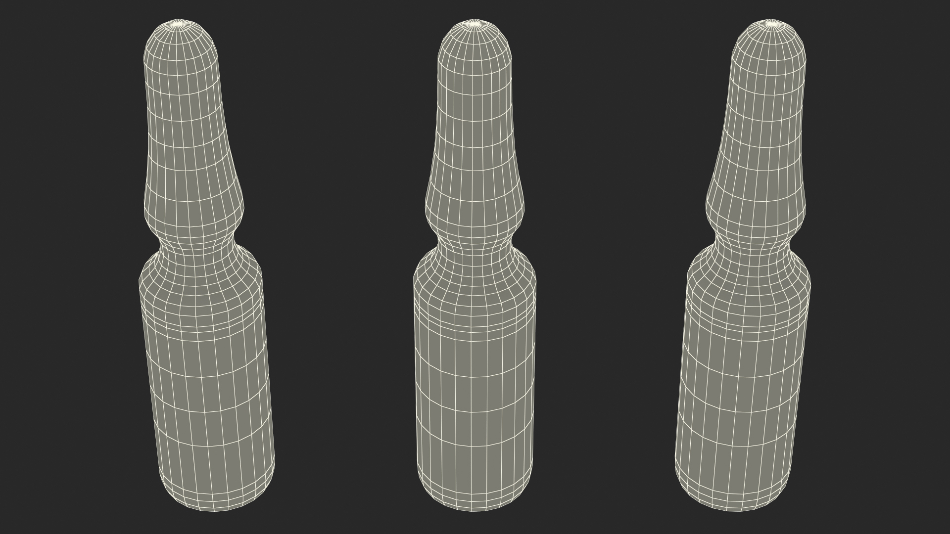 3D model Ascorbic Acid Vitamin C 1ml Ampoule