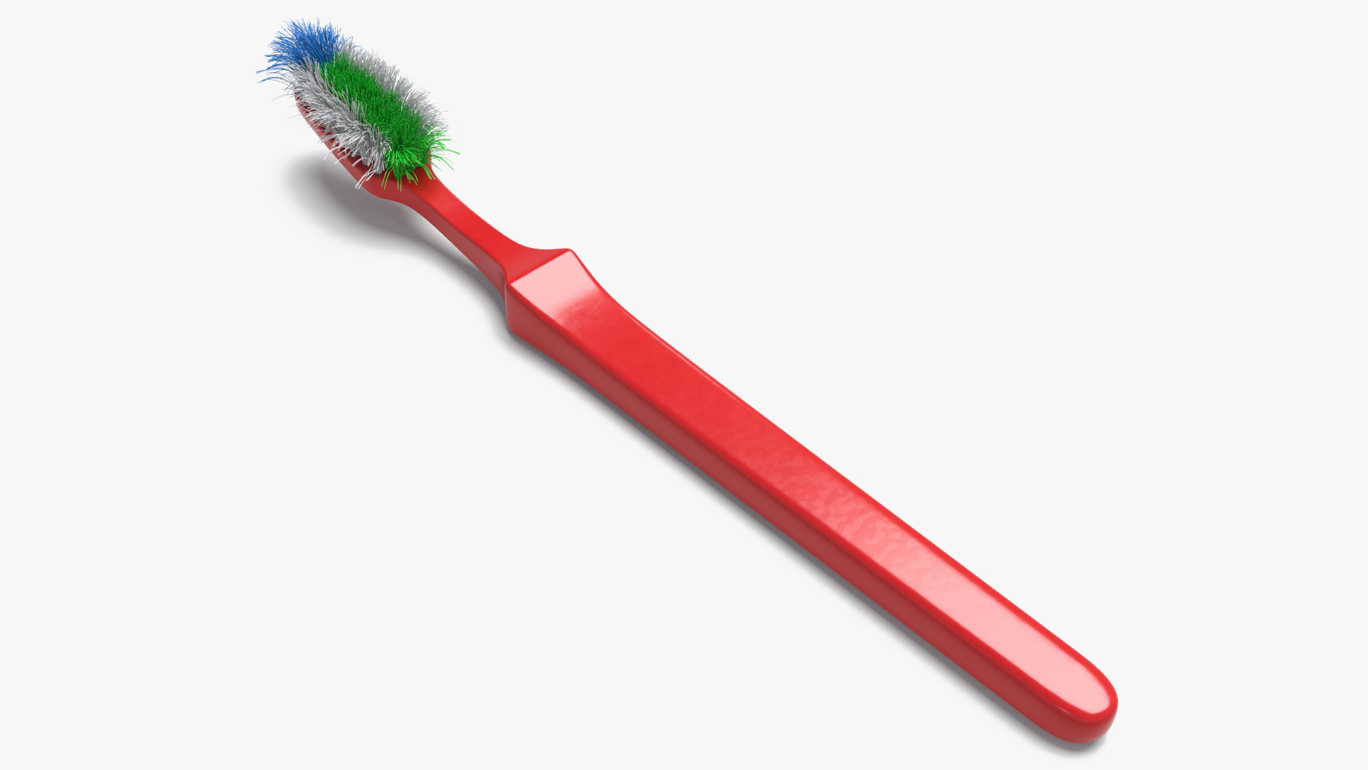 3D model Used Toothbrush