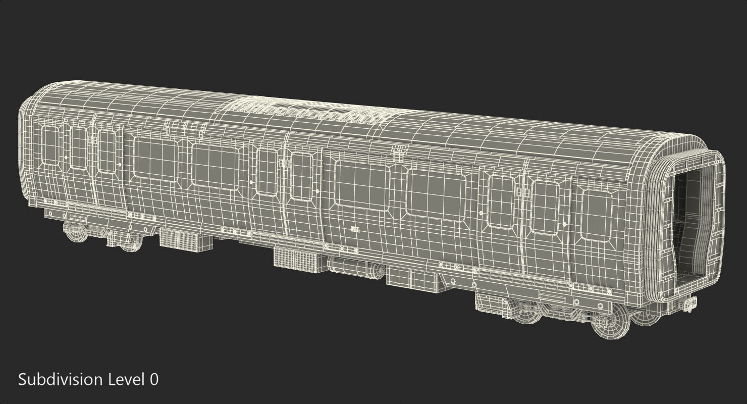 London Subway S8 Wagon 3D