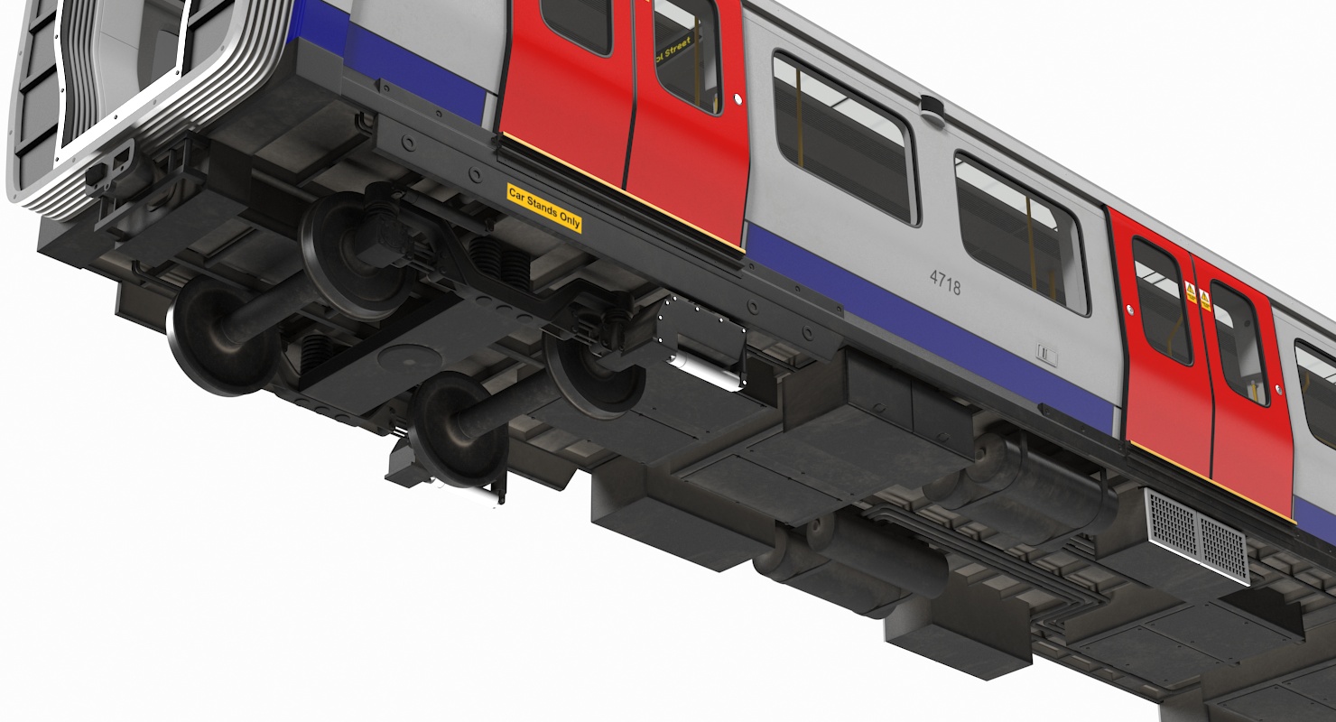 London Subway S8 Wagon 3D