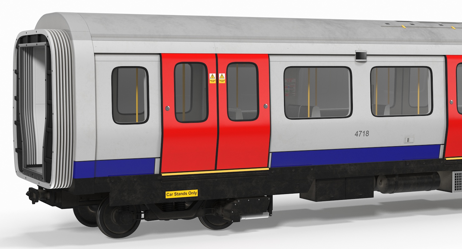 London Subway S8 Wagon 3D