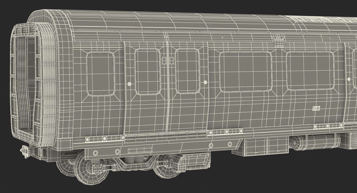 London Subway S8 Wagon 3D