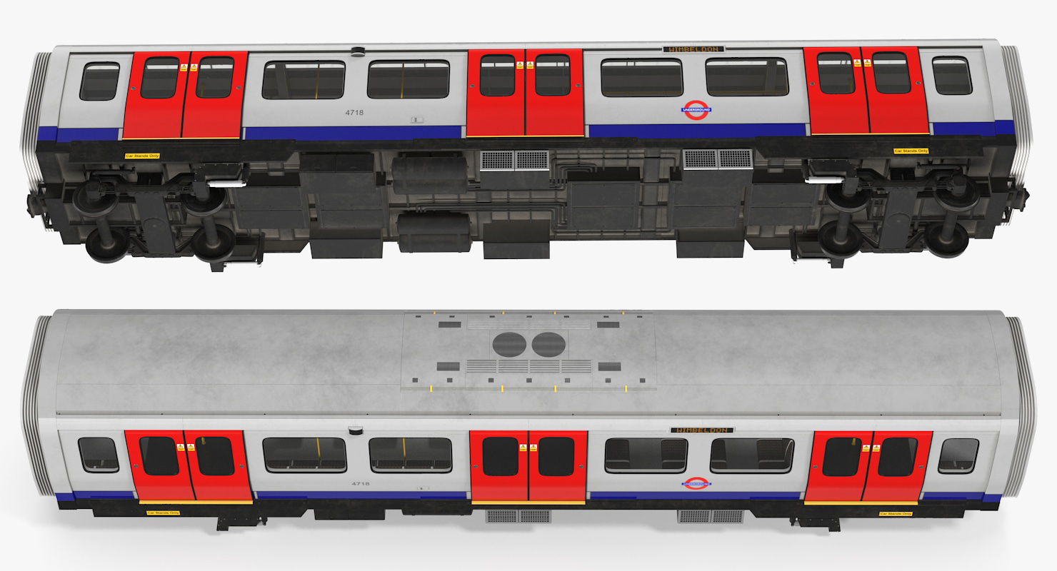 London Subway S8 Wagon 3D