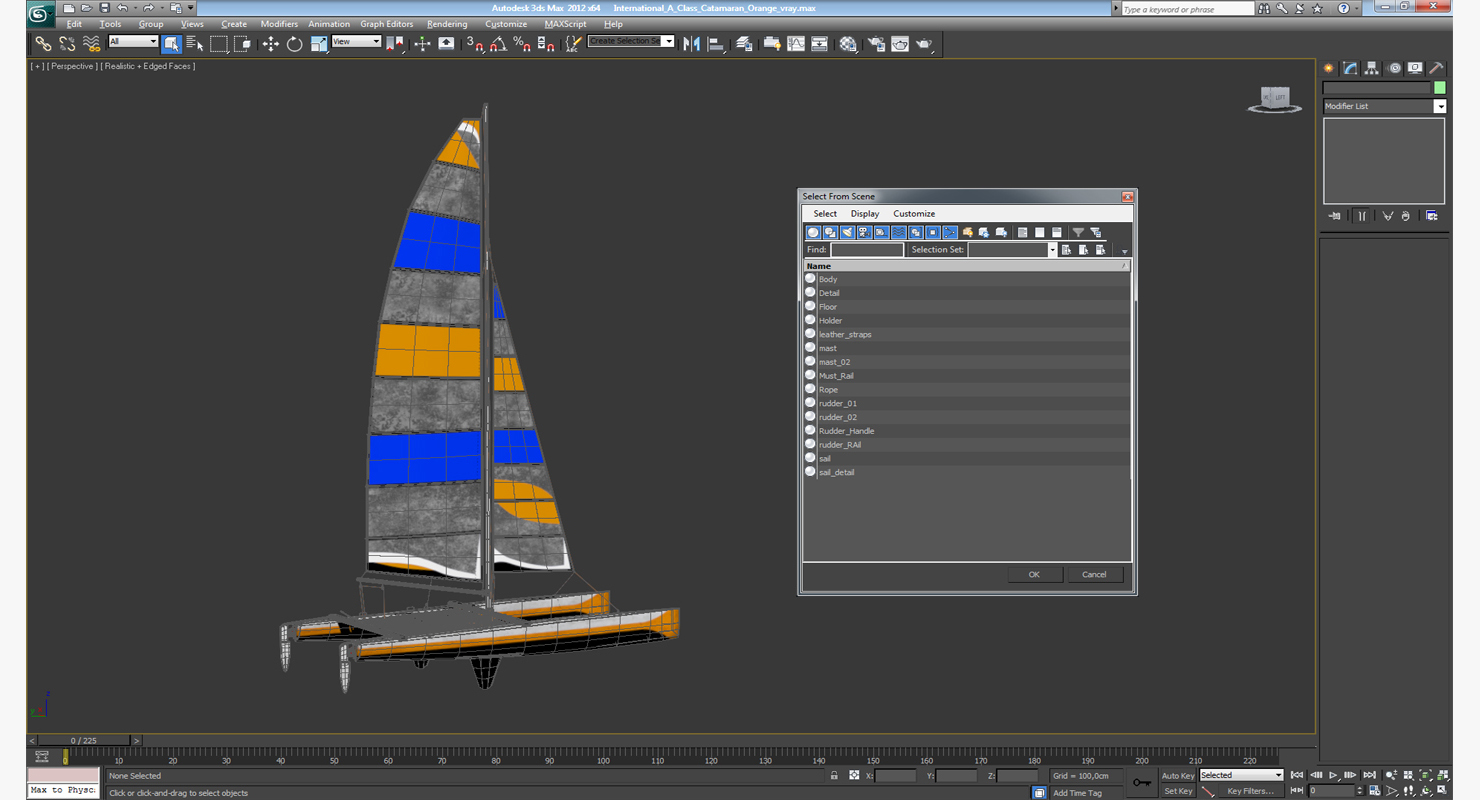 International A Class Catamaran Generic 3D model