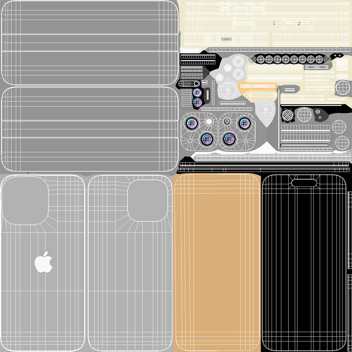 3D model IPhone 15 Yellow Unpacked