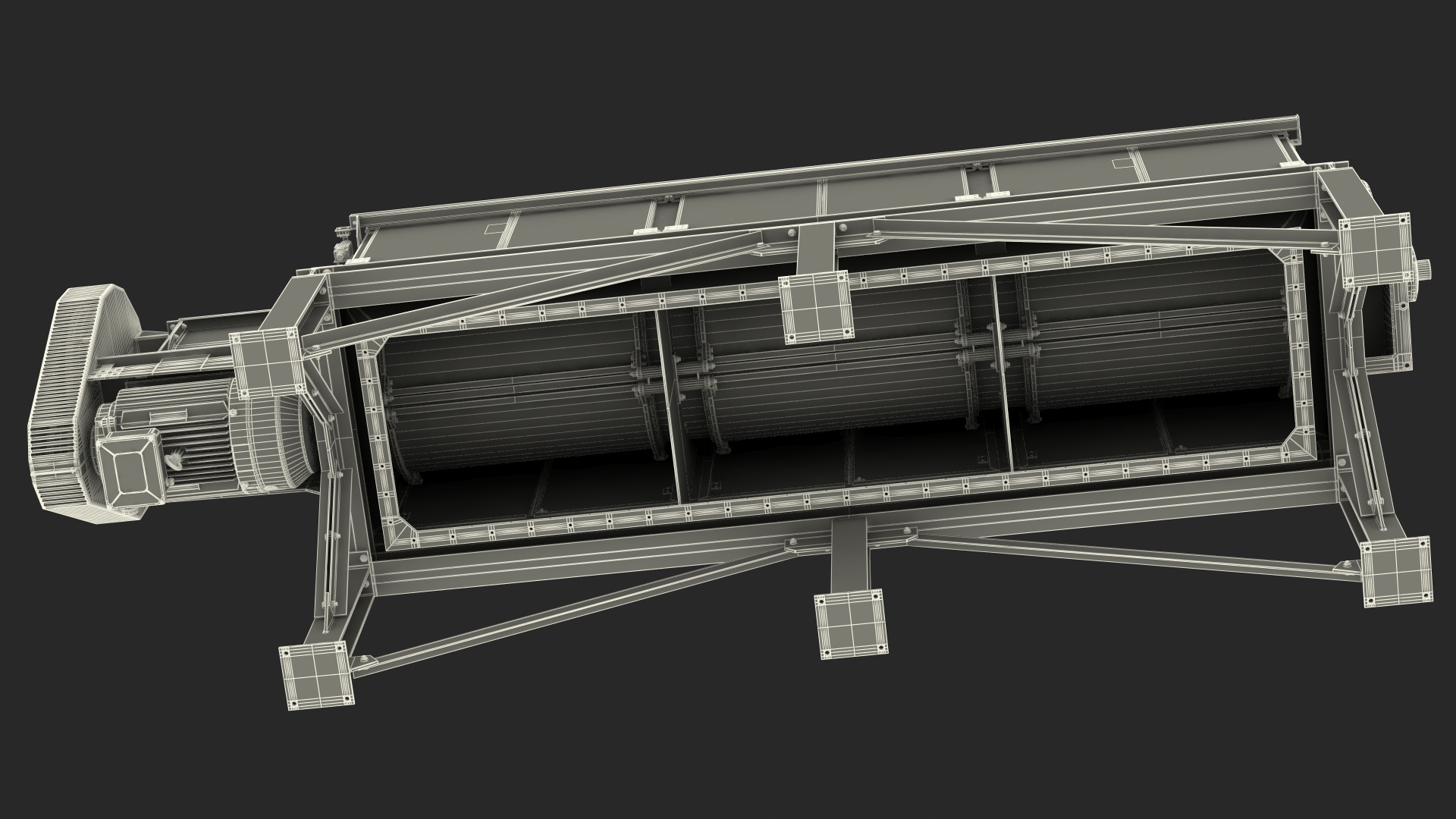 3D Disintegrator Separator model