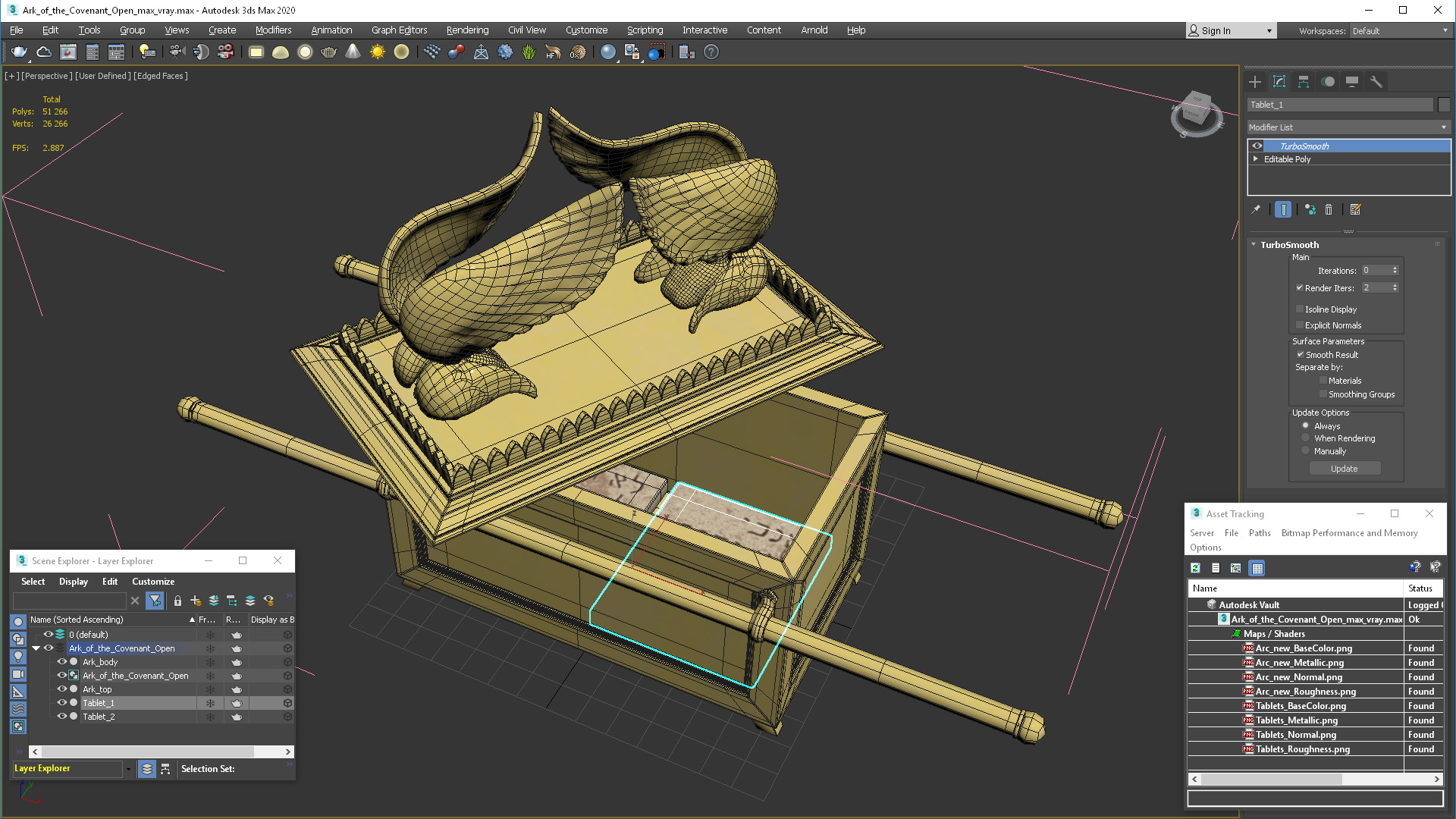 Ark of the Covenant Open 3D model