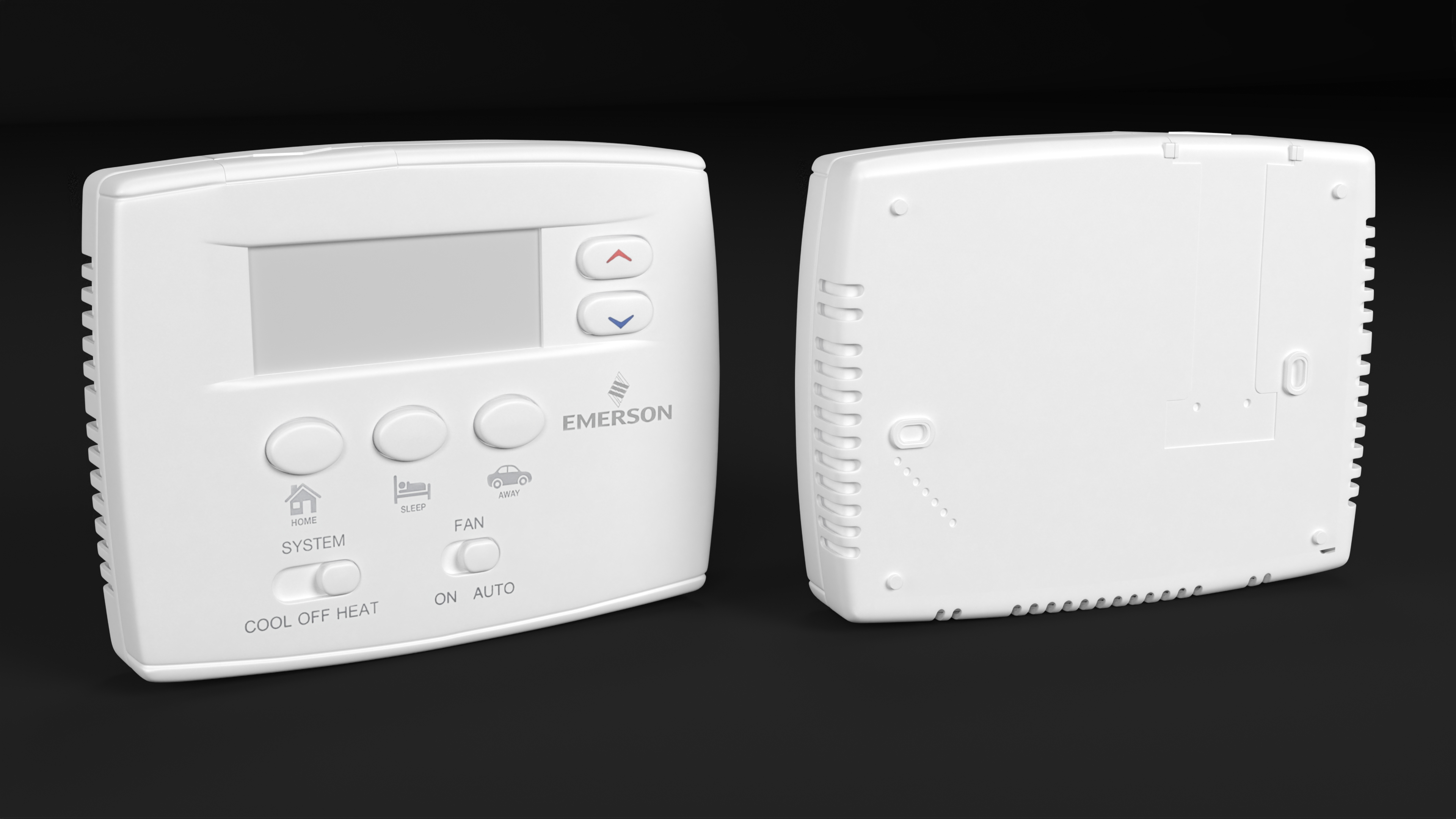 3D Emerson Programmable Heat Cool Thermostat