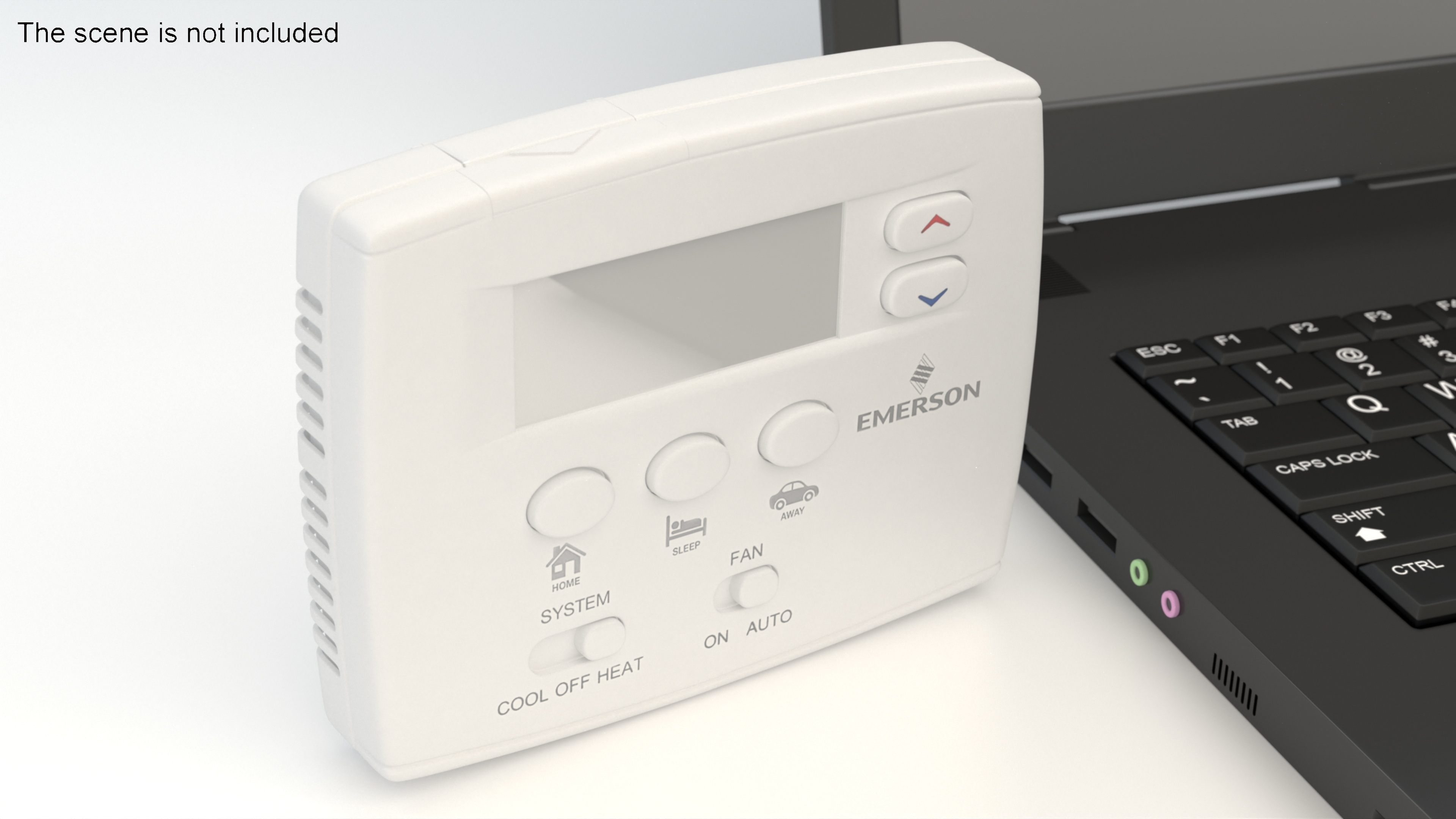 3D Emerson Programmable Heat Cool Thermostat