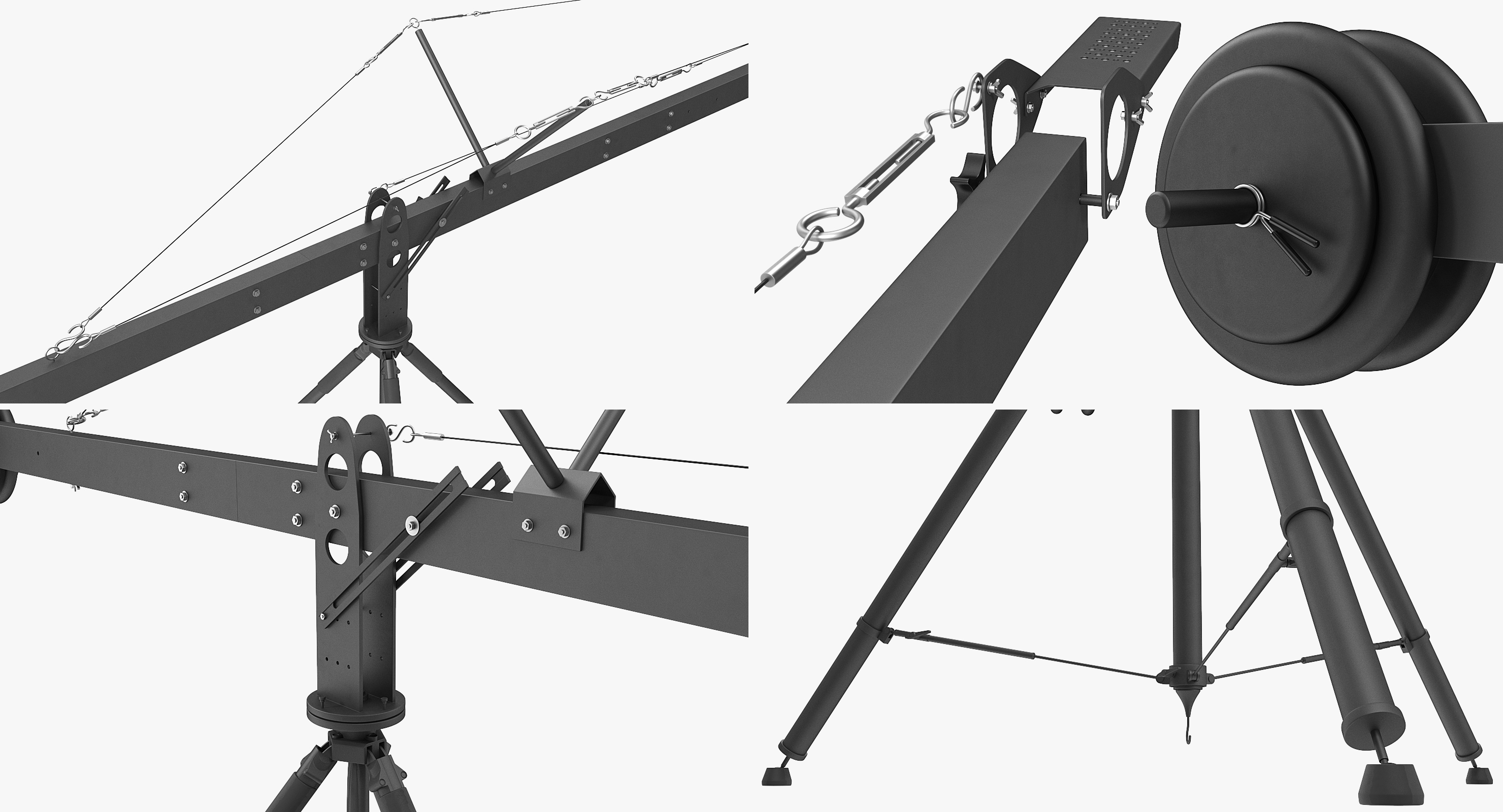 3D model Professional Camera Crane