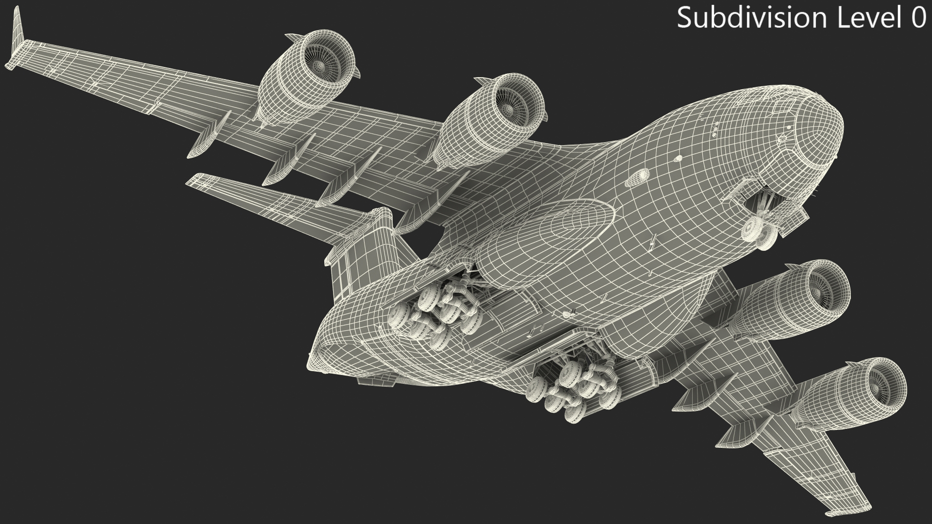 3D model Boeing C17 Globemaster III Large Military Transport Aircraft