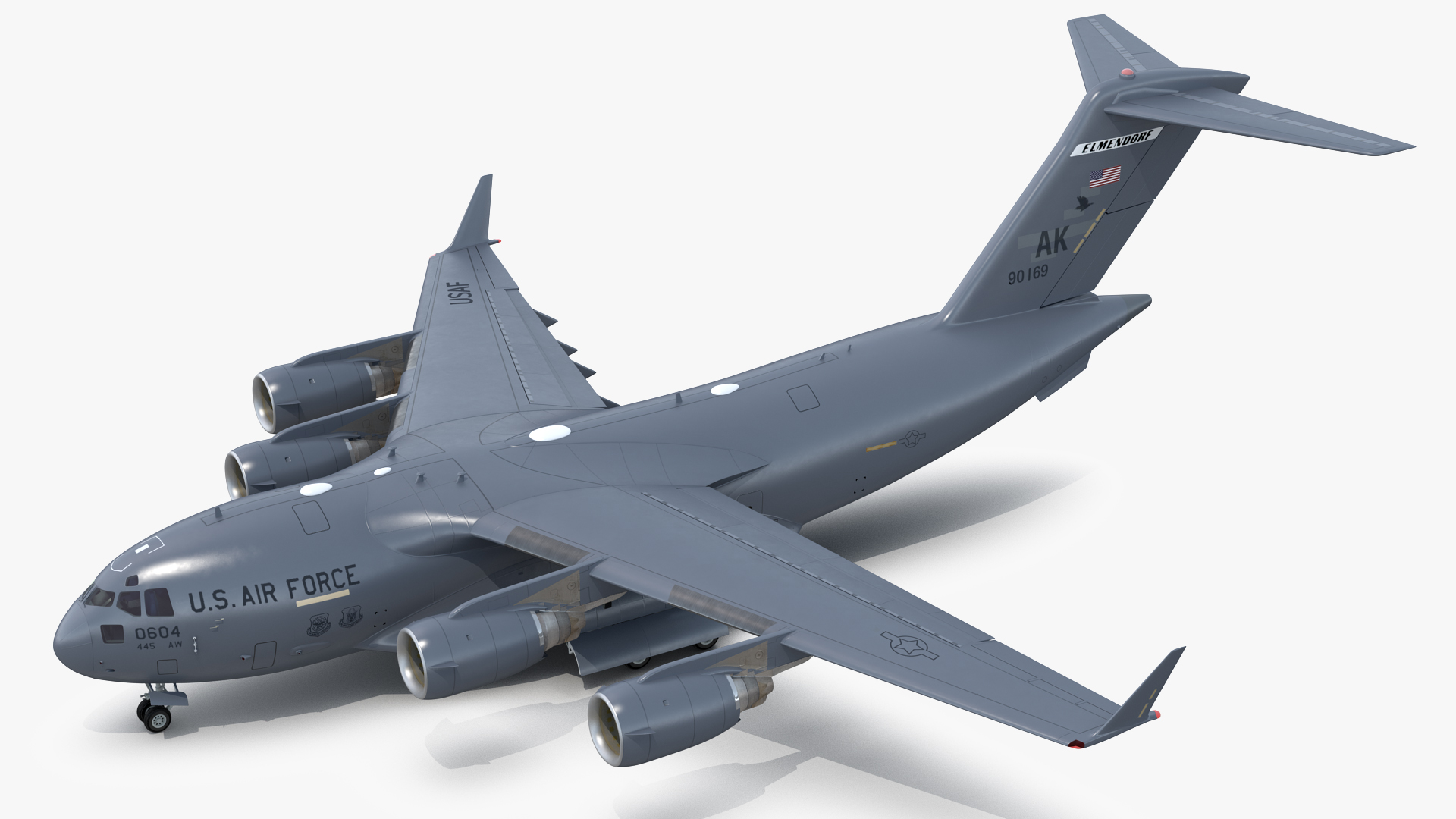 3D model Boeing C17 Globemaster III Large Military Transport Aircraft