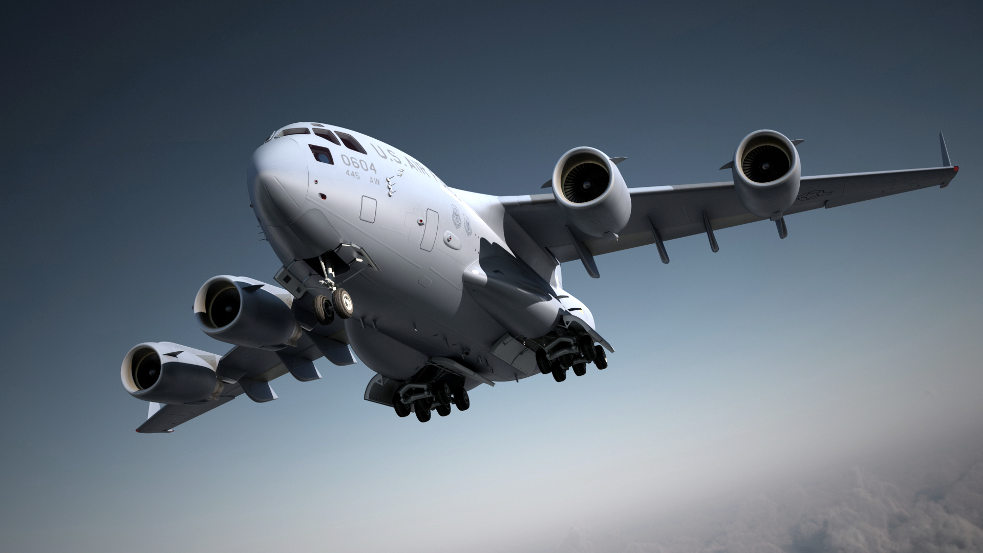 3D model Boeing C17 Globemaster III Large Military Transport Aircraft