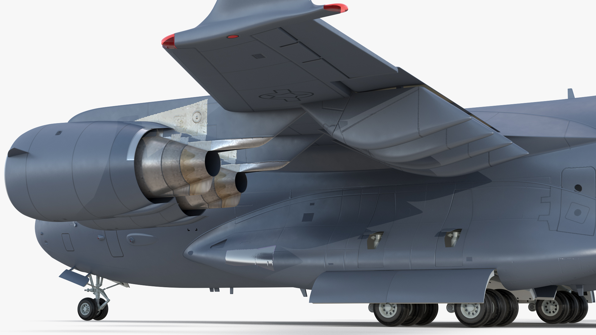 3D model Boeing C17 Globemaster III Large Military Transport Aircraft