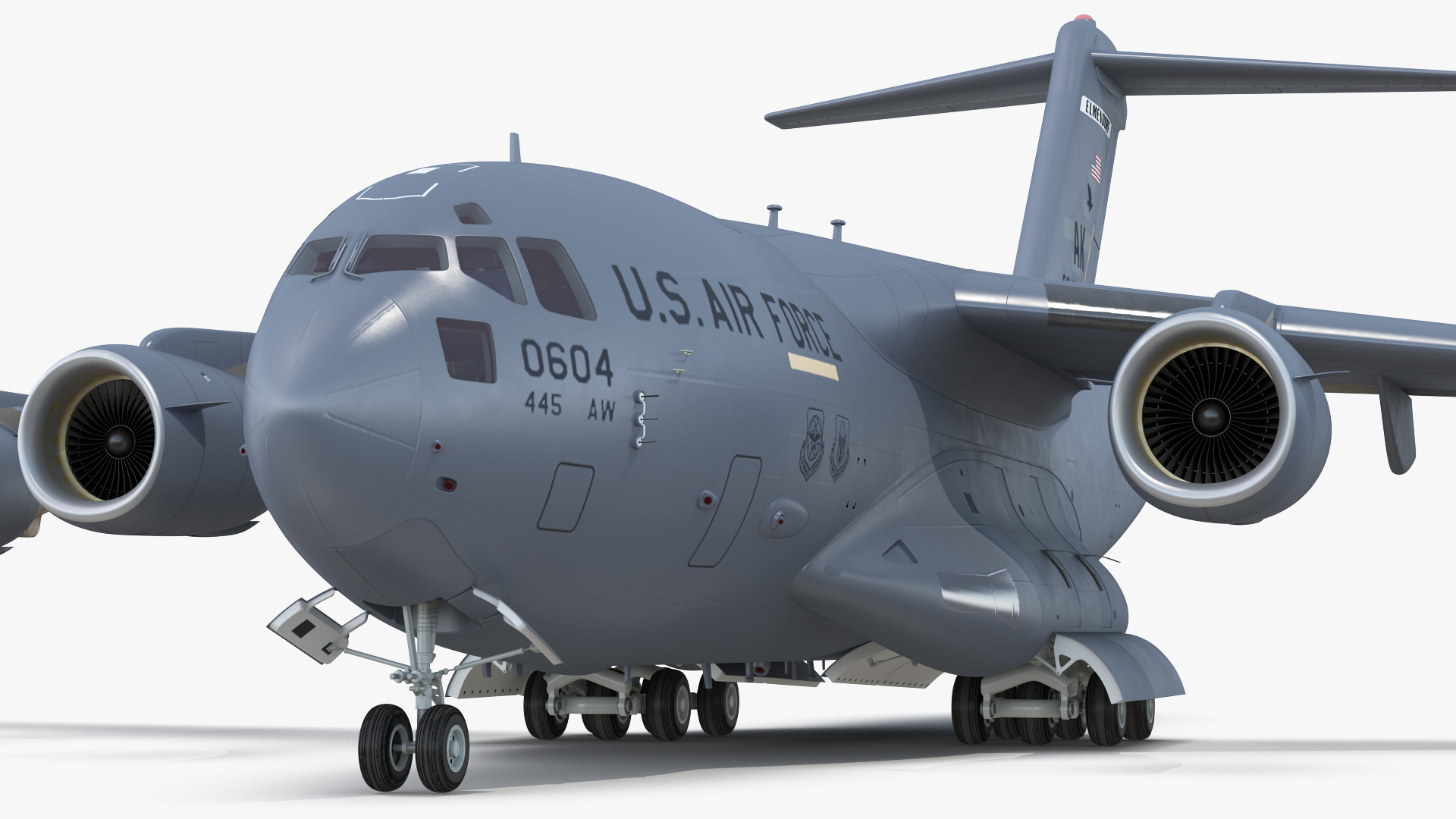 3D model Boeing C17 Globemaster III Large Military Transport Aircraft