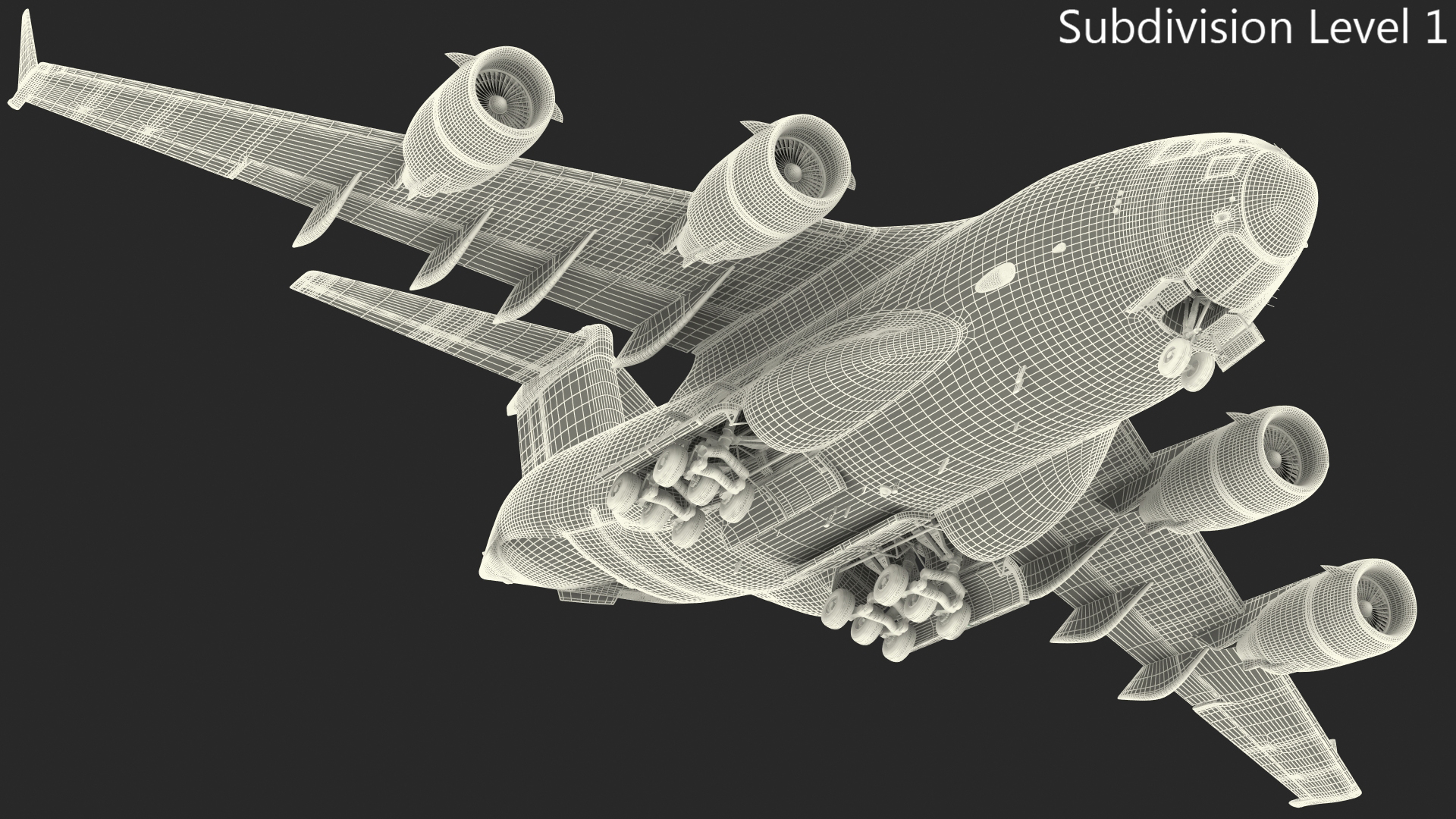 3D model Boeing C17 Globemaster III Large Military Transport Aircraft