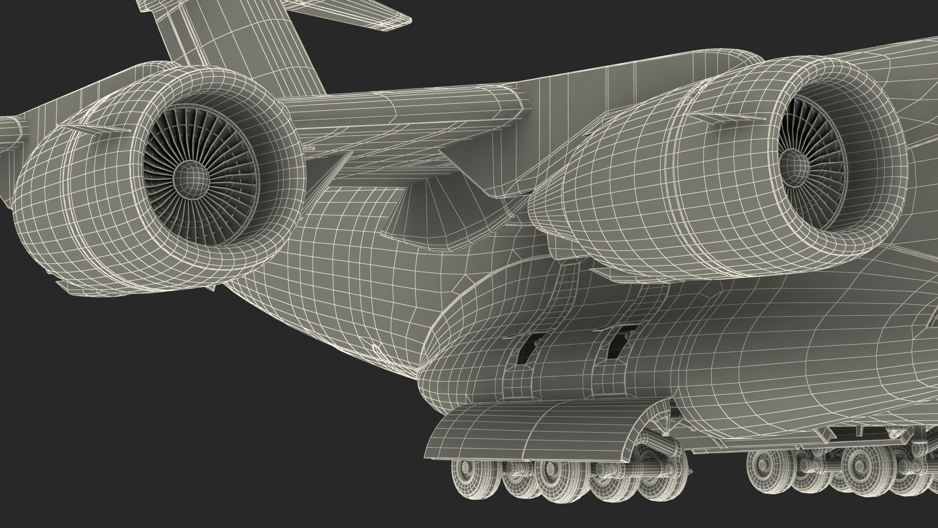 3D model Boeing C17 Globemaster III Large Military Transport Aircraft