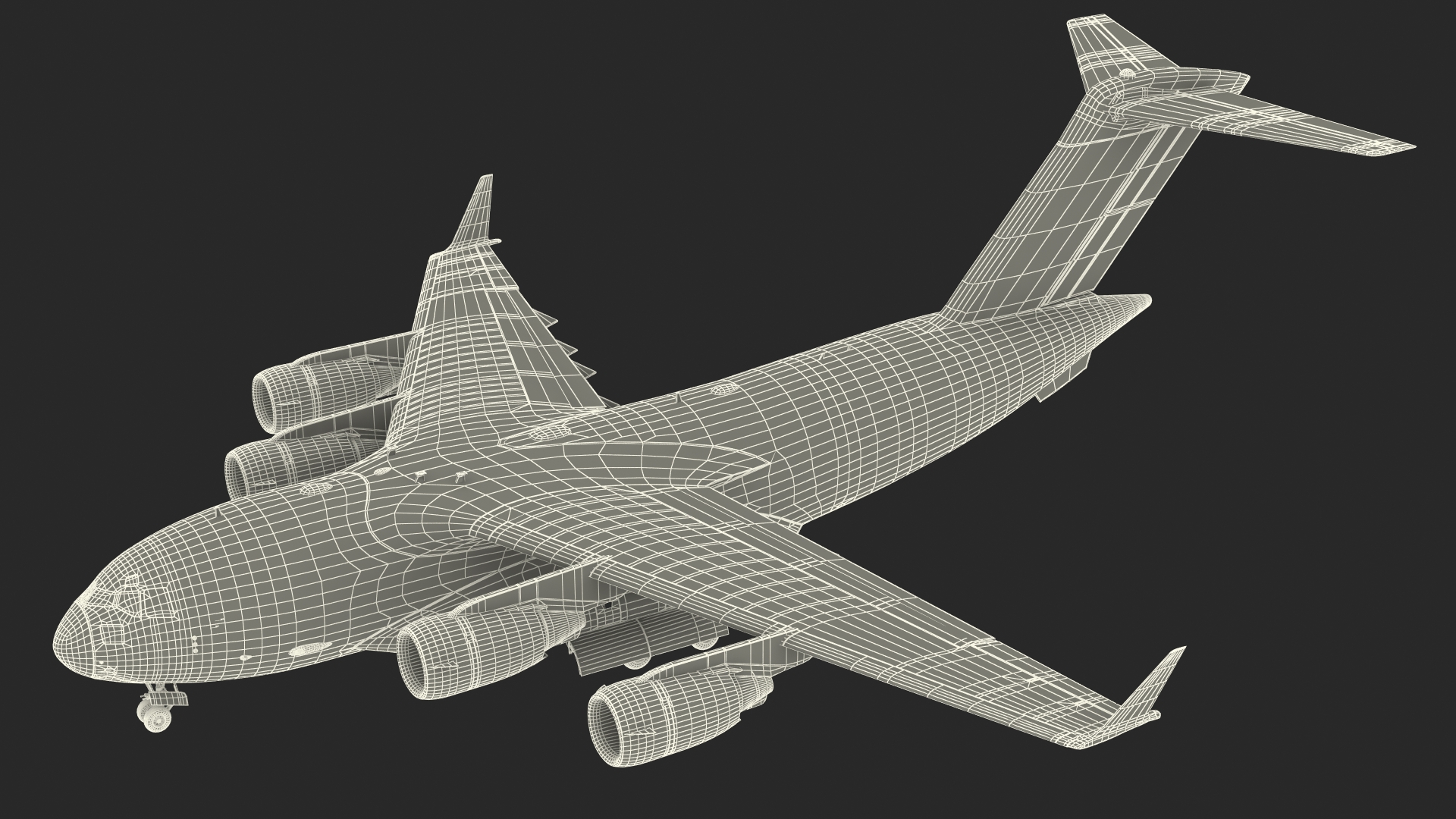 3D model Boeing C17 Globemaster III Large Military Transport Aircraft