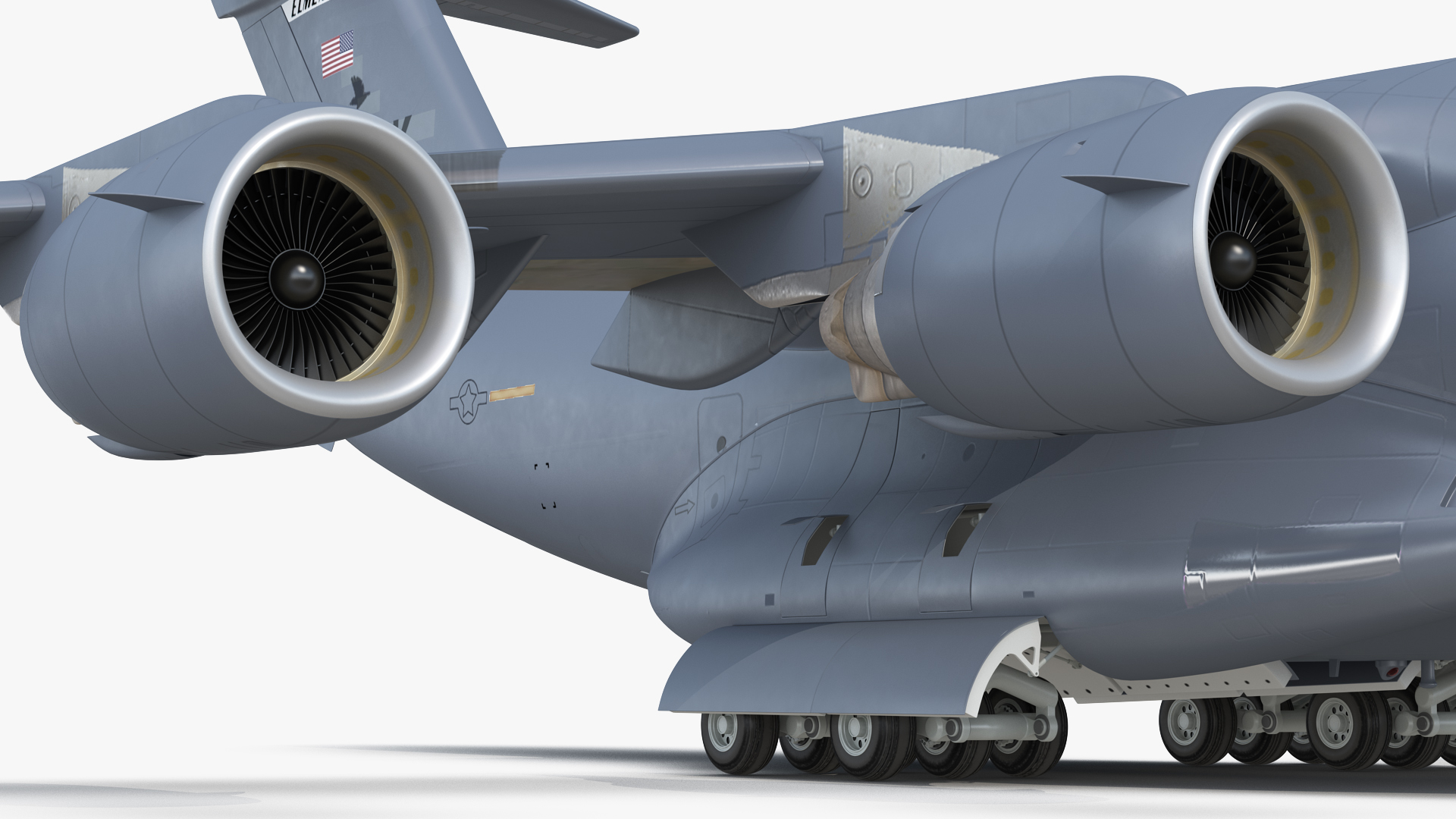 3D model Boeing C17 Globemaster III Large Military Transport Aircraft