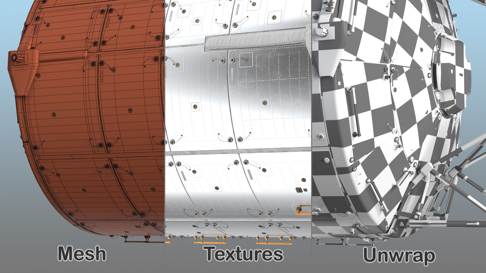 3D Space Module Science Laboratory