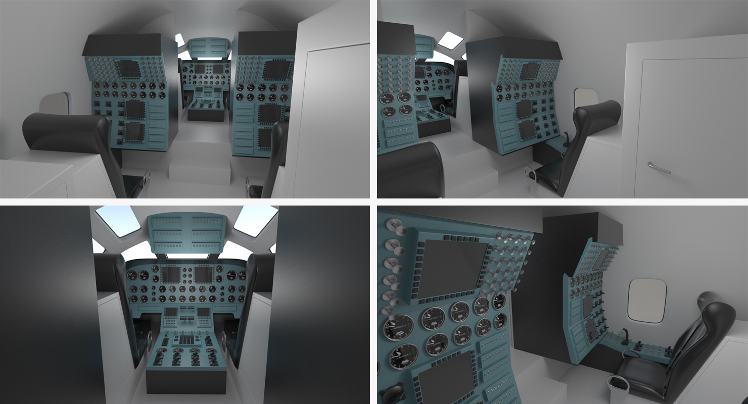 3D Strategic Bomber Tupolev Tu 160 Blackjack Rigged model