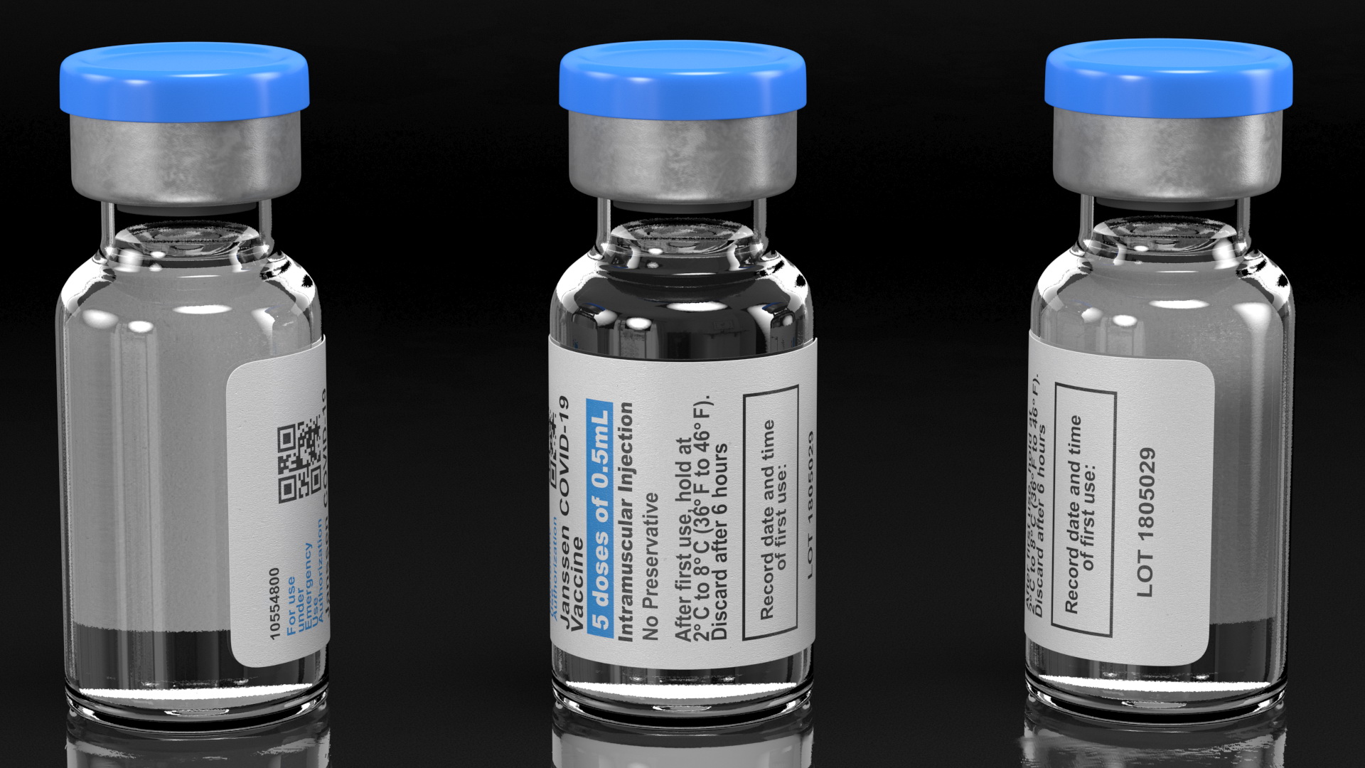 3D Janssen Covid19 Vaccine model