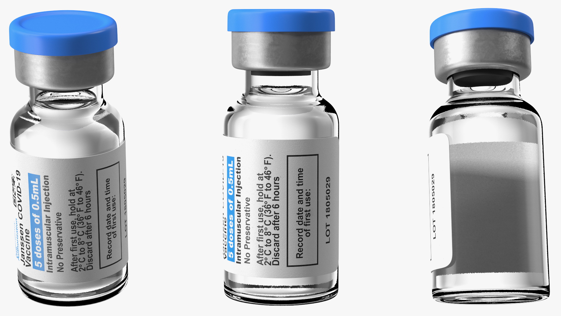 3D Janssen Covid19 Vaccine model