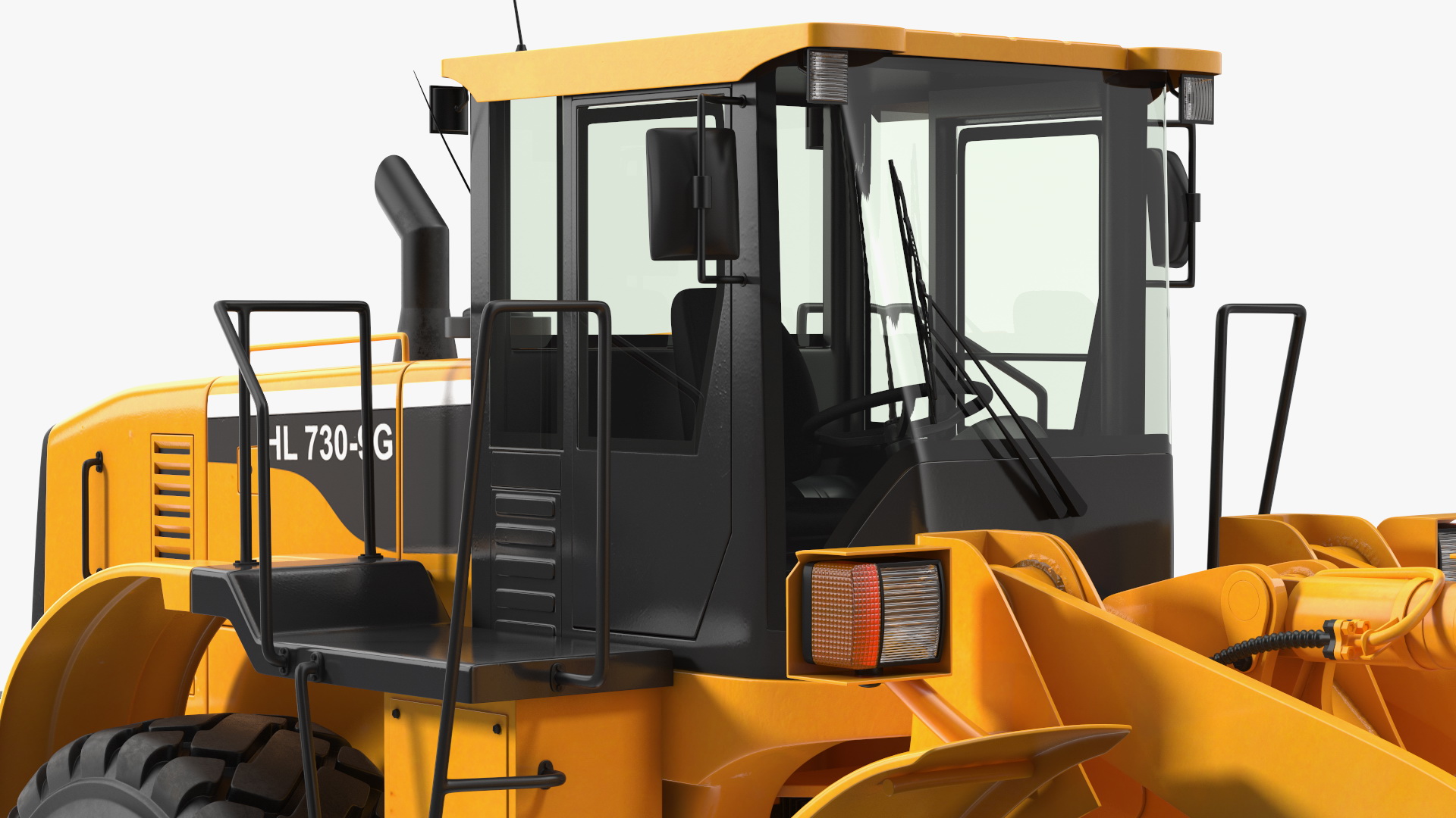 Front End Wheel Loader Rigged 3D model