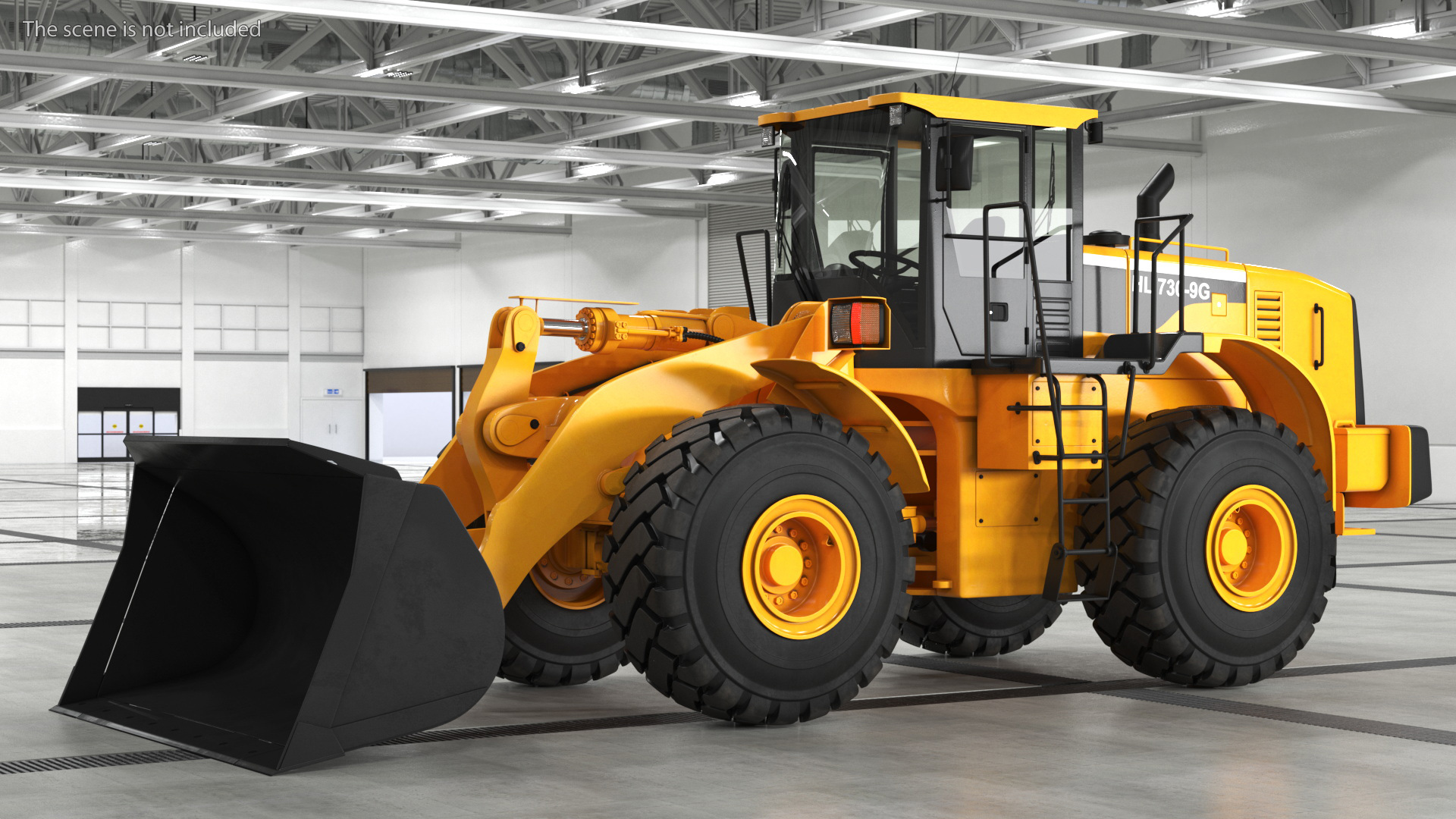 Front End Wheel Loader Rigged 3D model