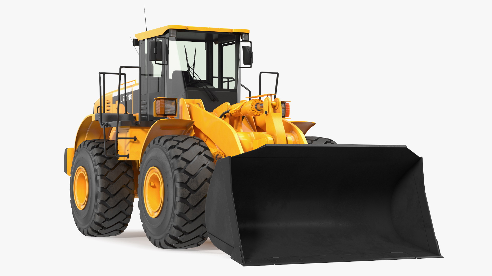 Front End Wheel Loader Rigged 3D model