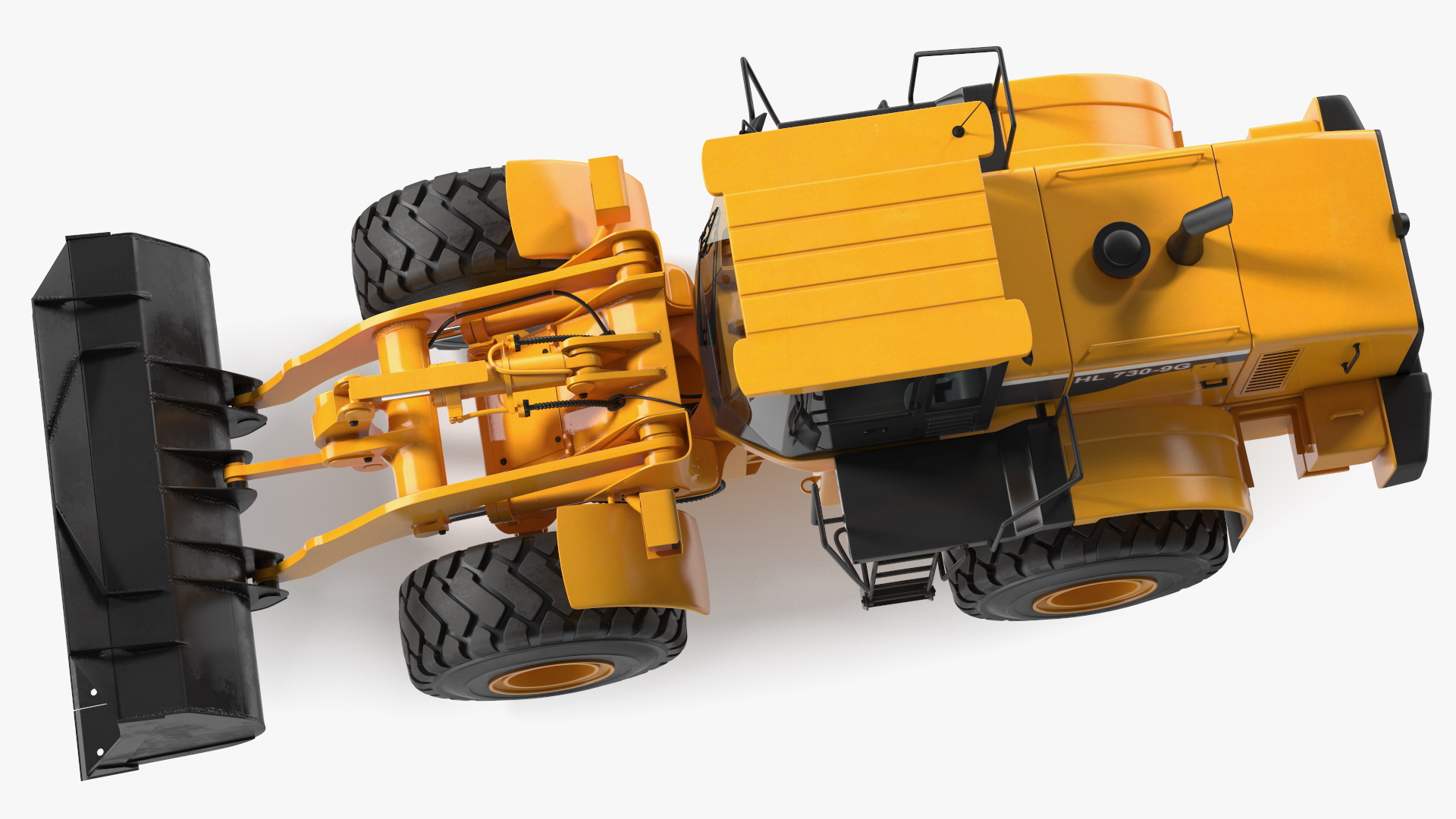 Front End Wheel Loader Rigged 3D model