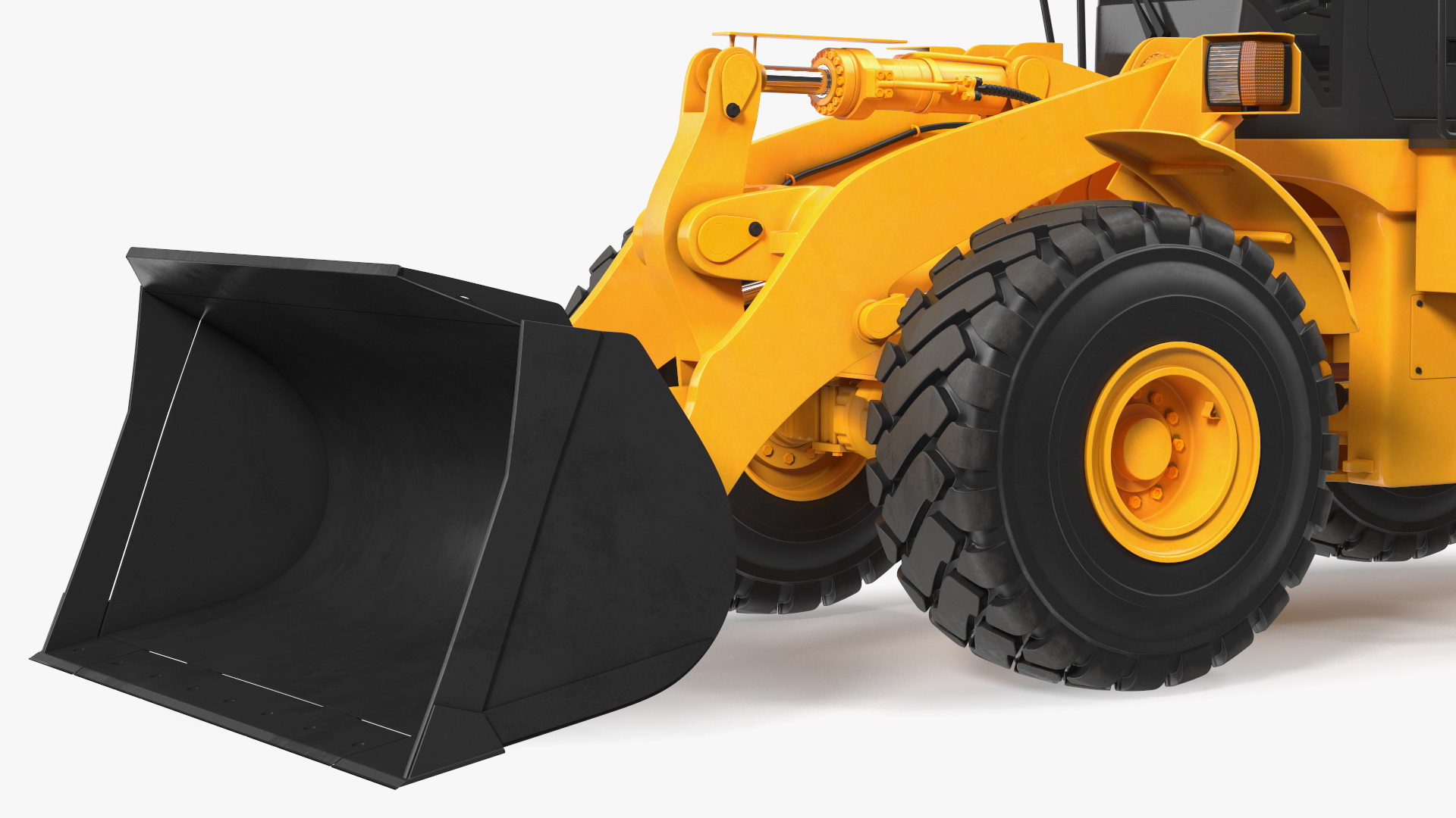 Front End Wheel Loader Rigged 3D model