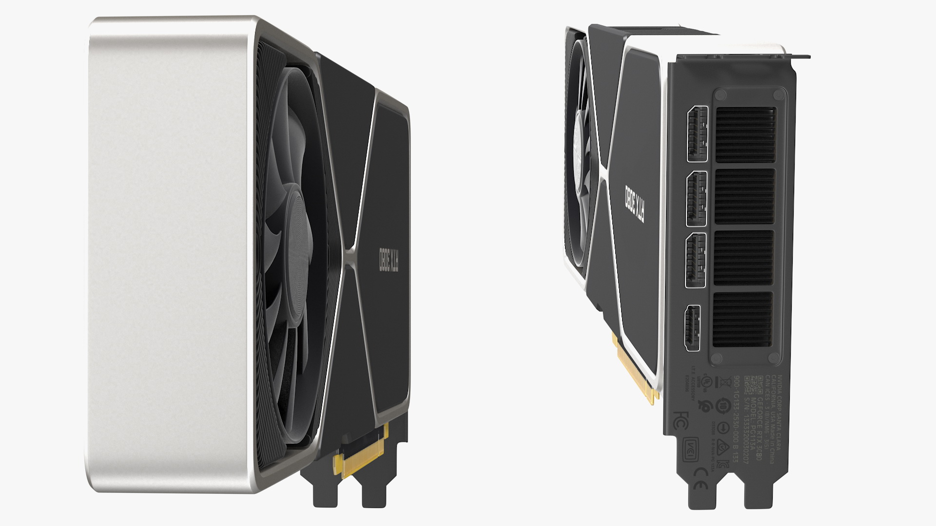 3D model Nvidia GeForce RTX 3080 Founders Edition