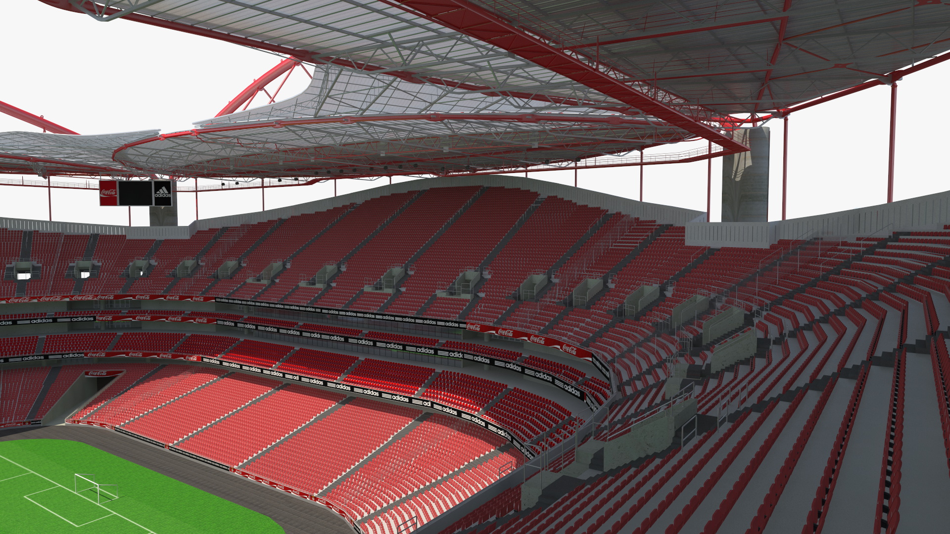 3D model Sport Lisboa e Benfica Stadium