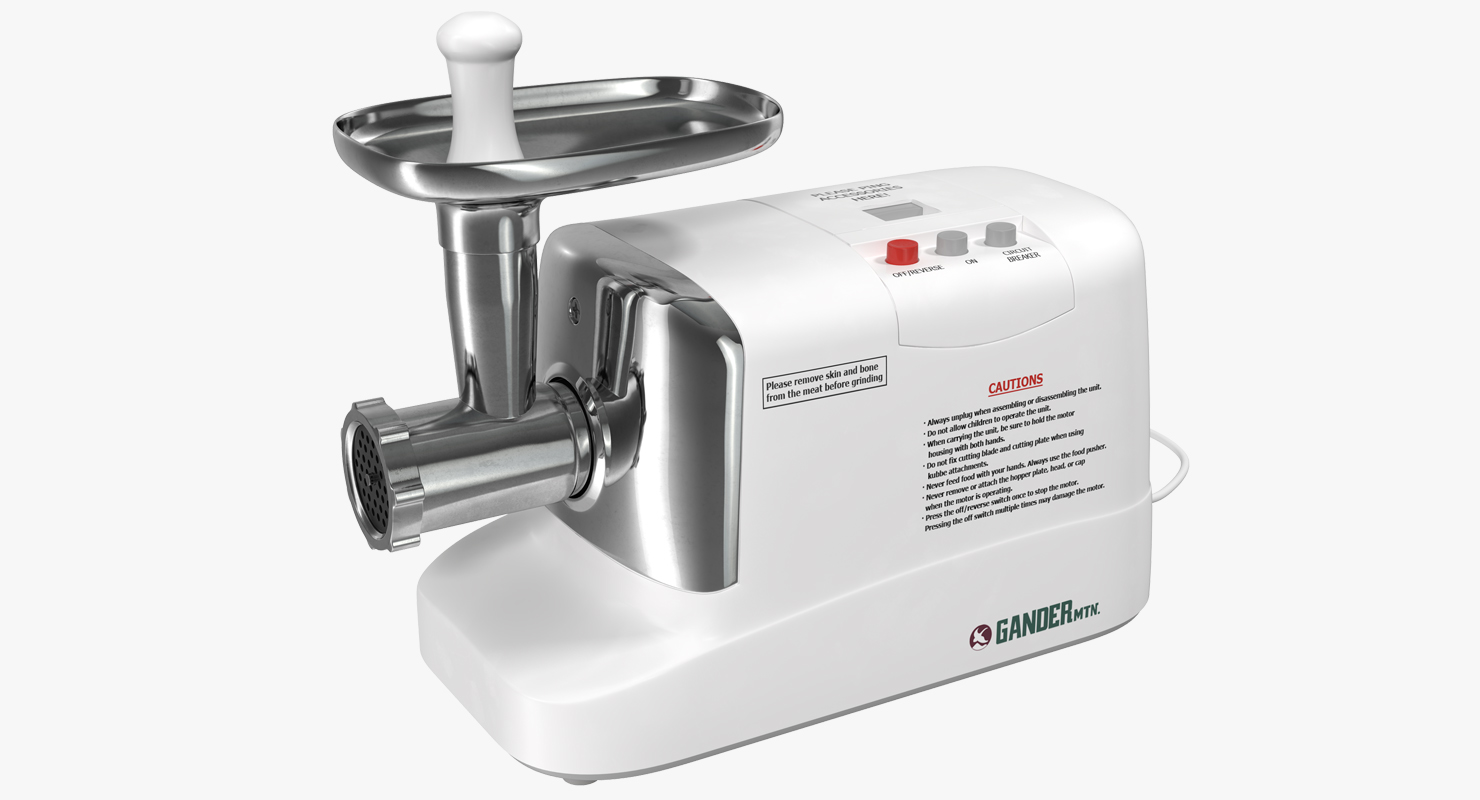 3D Electric Meat Grinder Gander model