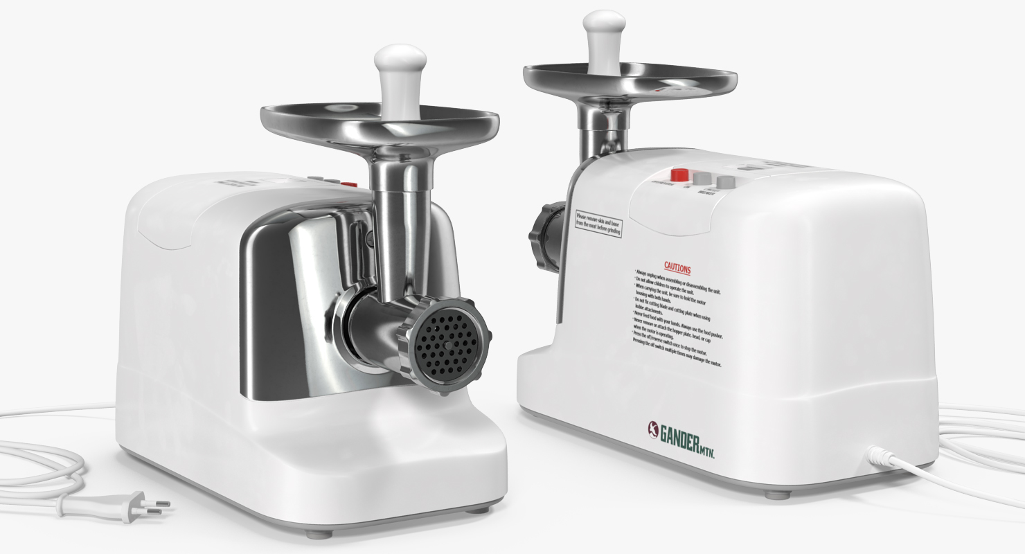 3D Electric Meat Grinder Gander model