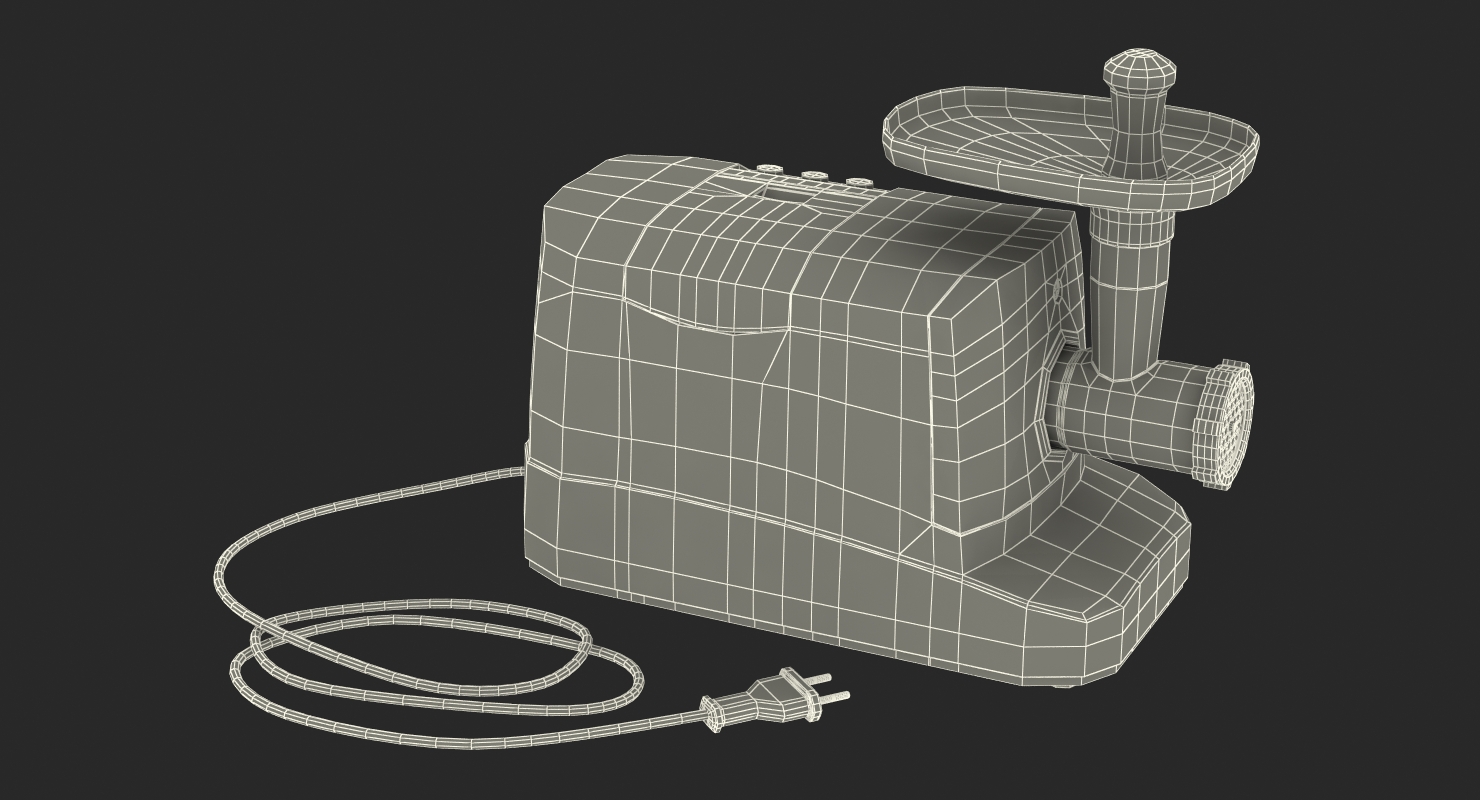 3D Electric Meat Grinder Gander model